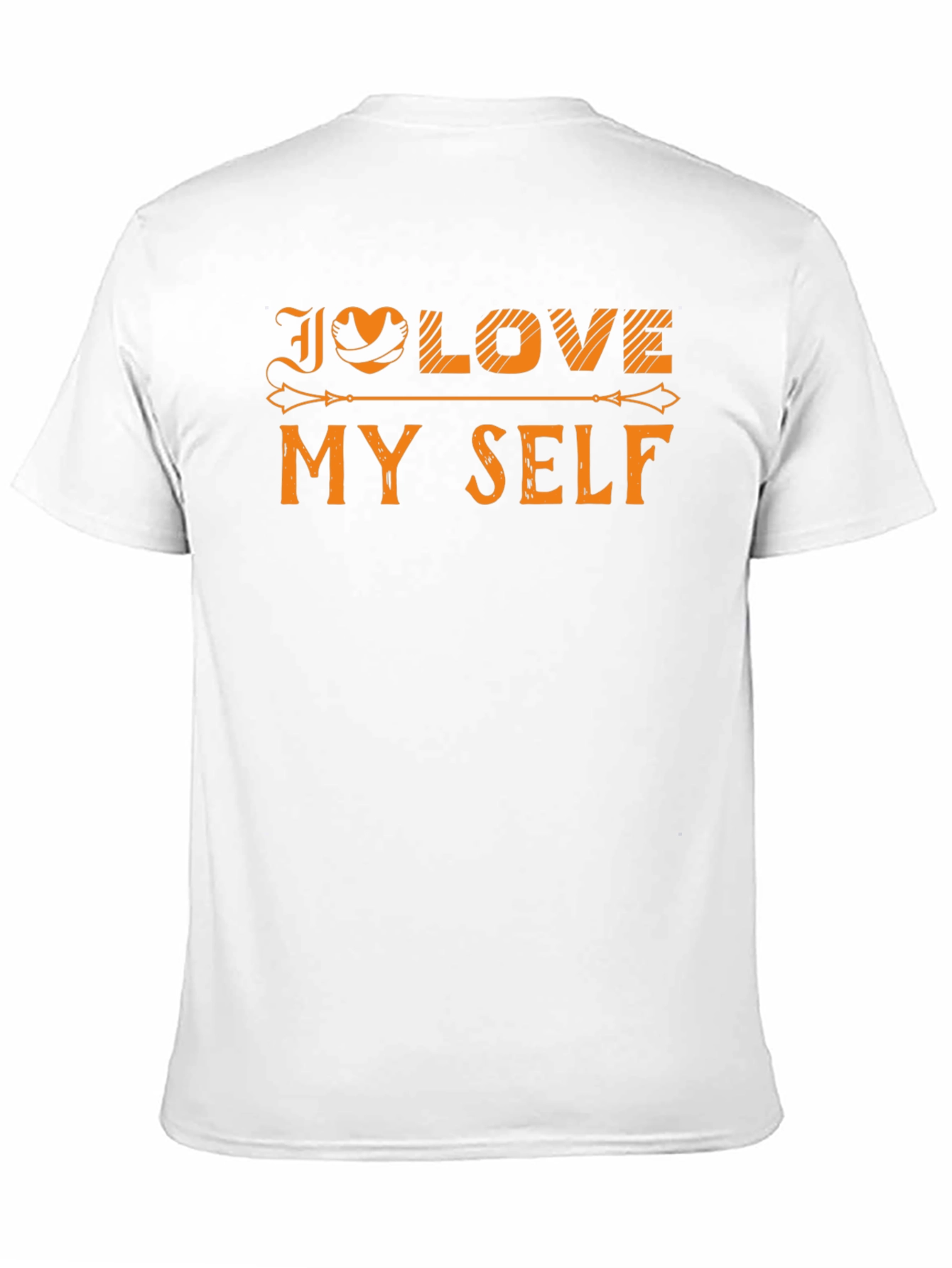Black I Love My Self T-Shirt - Positive Message Tee view 11