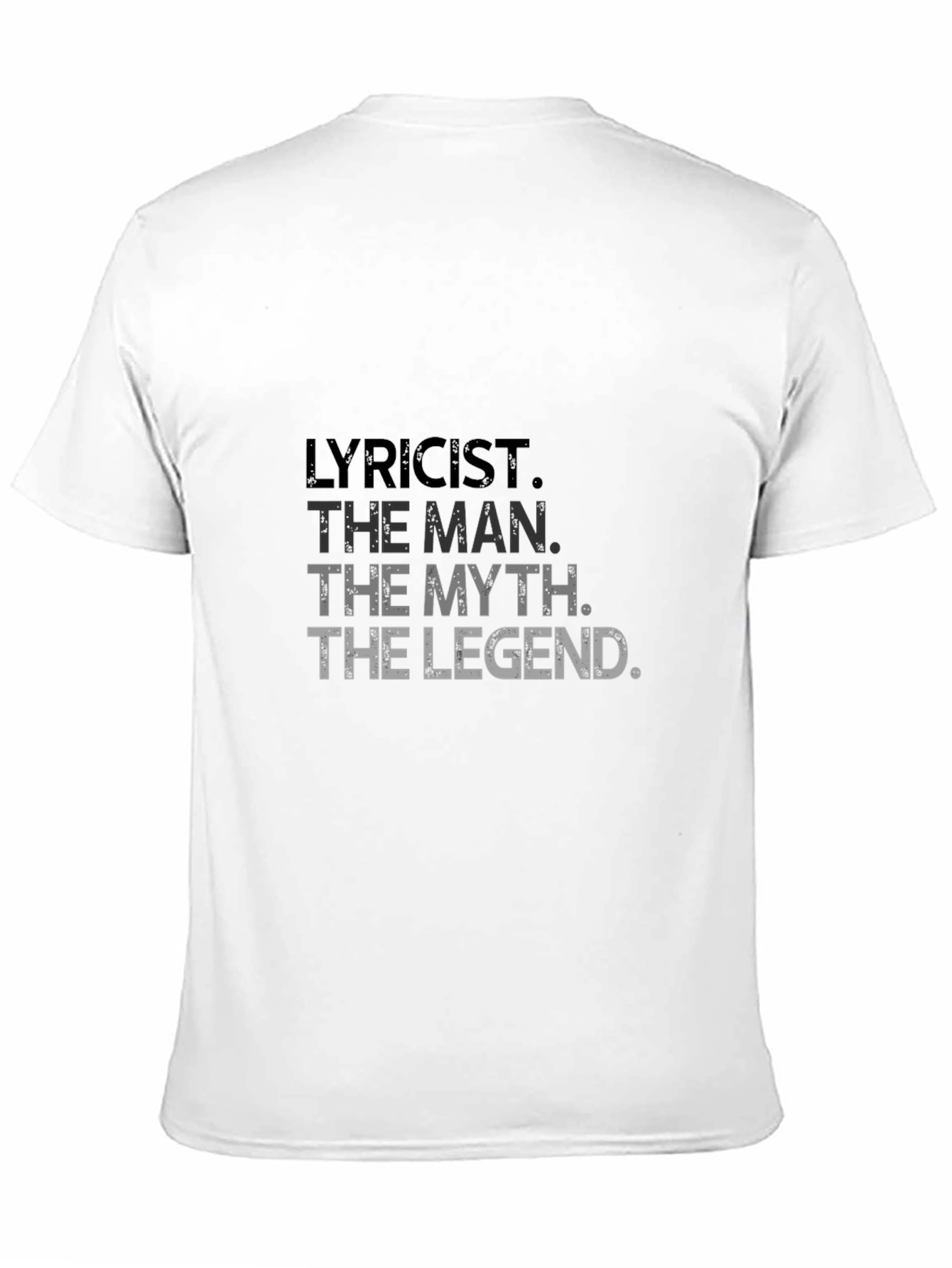 Black Lyricist Man Myth Legend Graphic Tee view 11