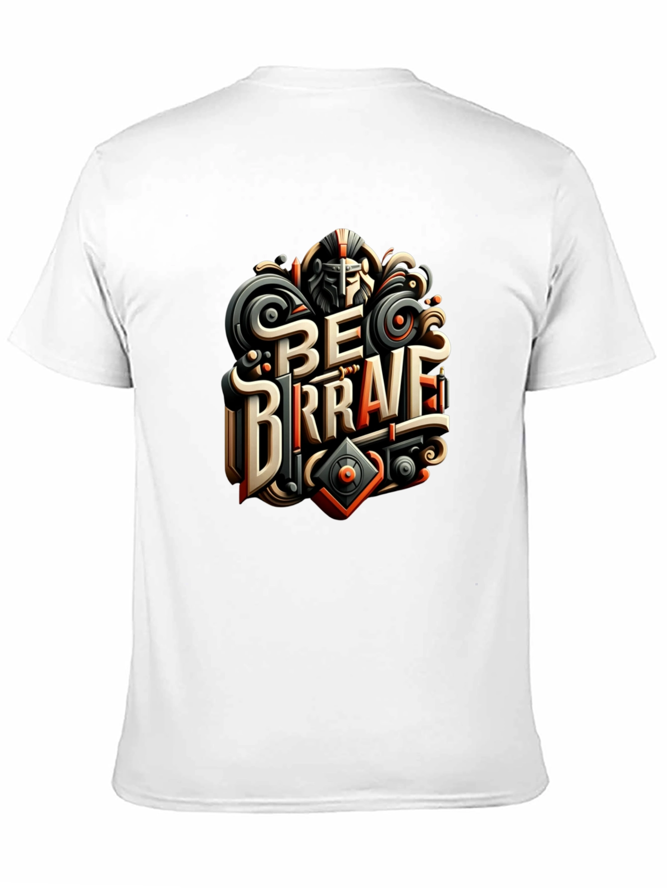 Black Be Brave Graphic Print T-Shirt view 11