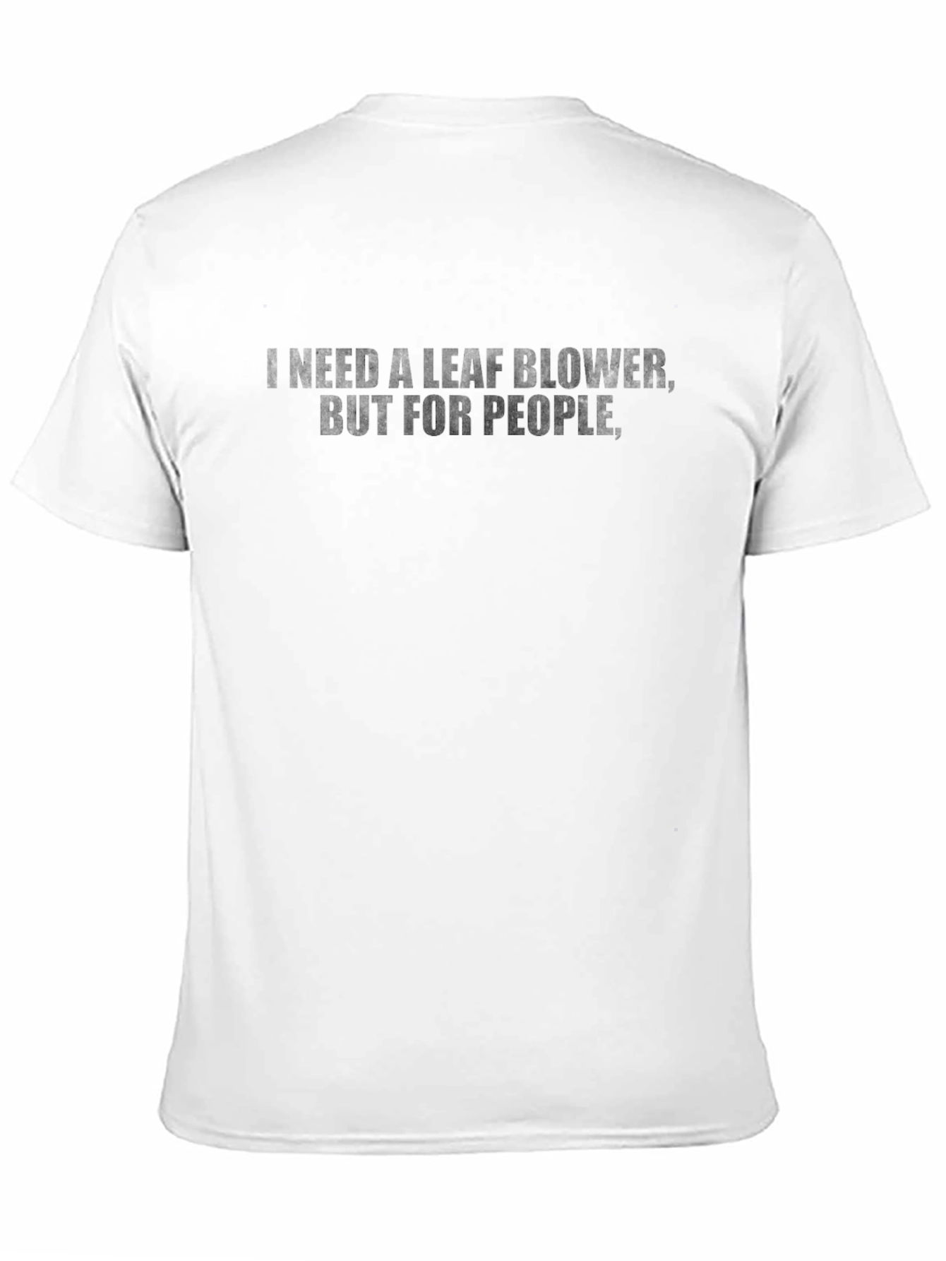 Black Funny Leaf Blower T-Shirt - Humor Apparel view 11
