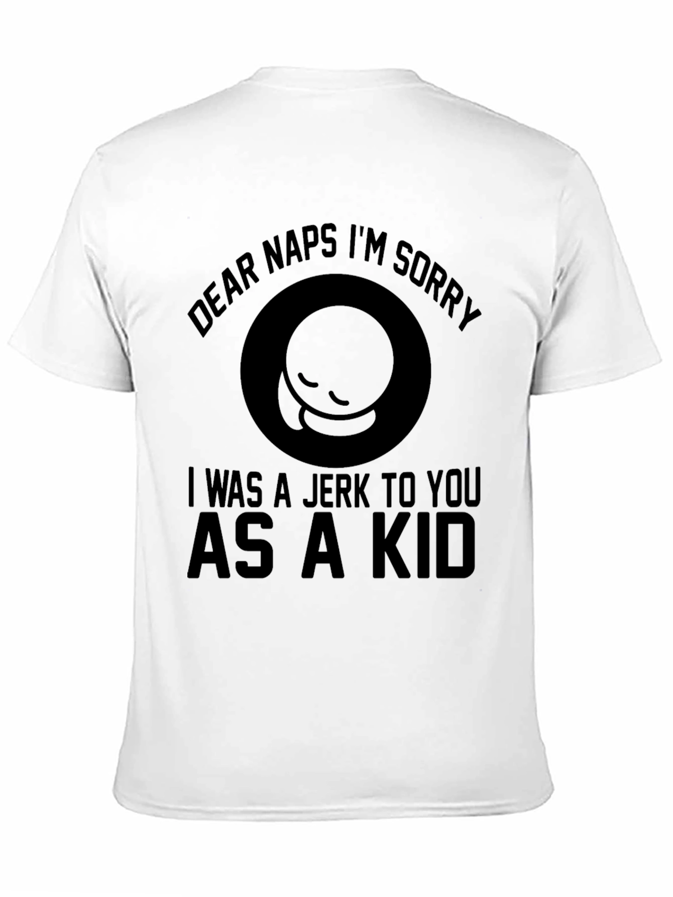 Black Funny "Dear Naps" Graphic T-Shirt view 11