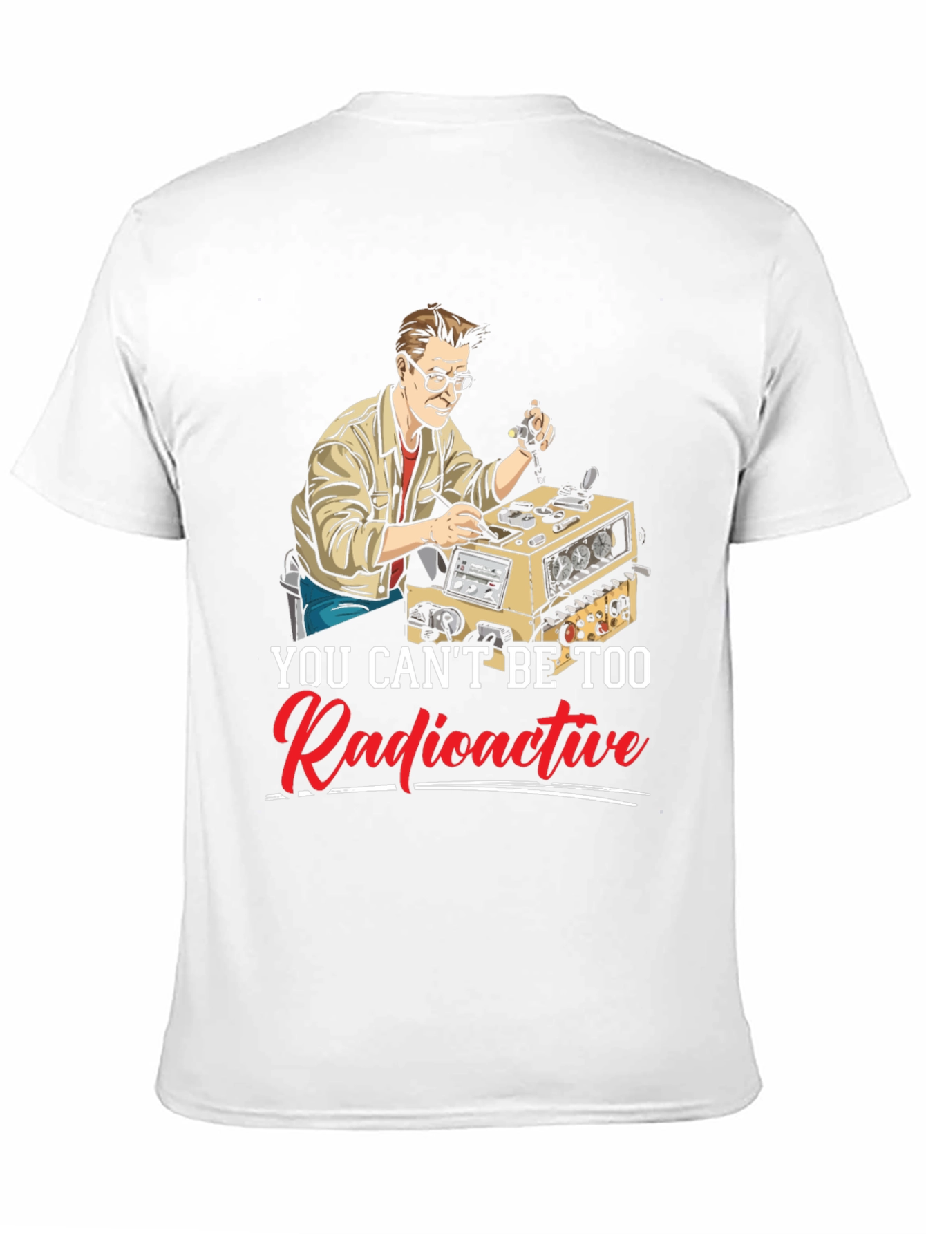 Black Radioactive Scientist Graphic T-Shirt view 11