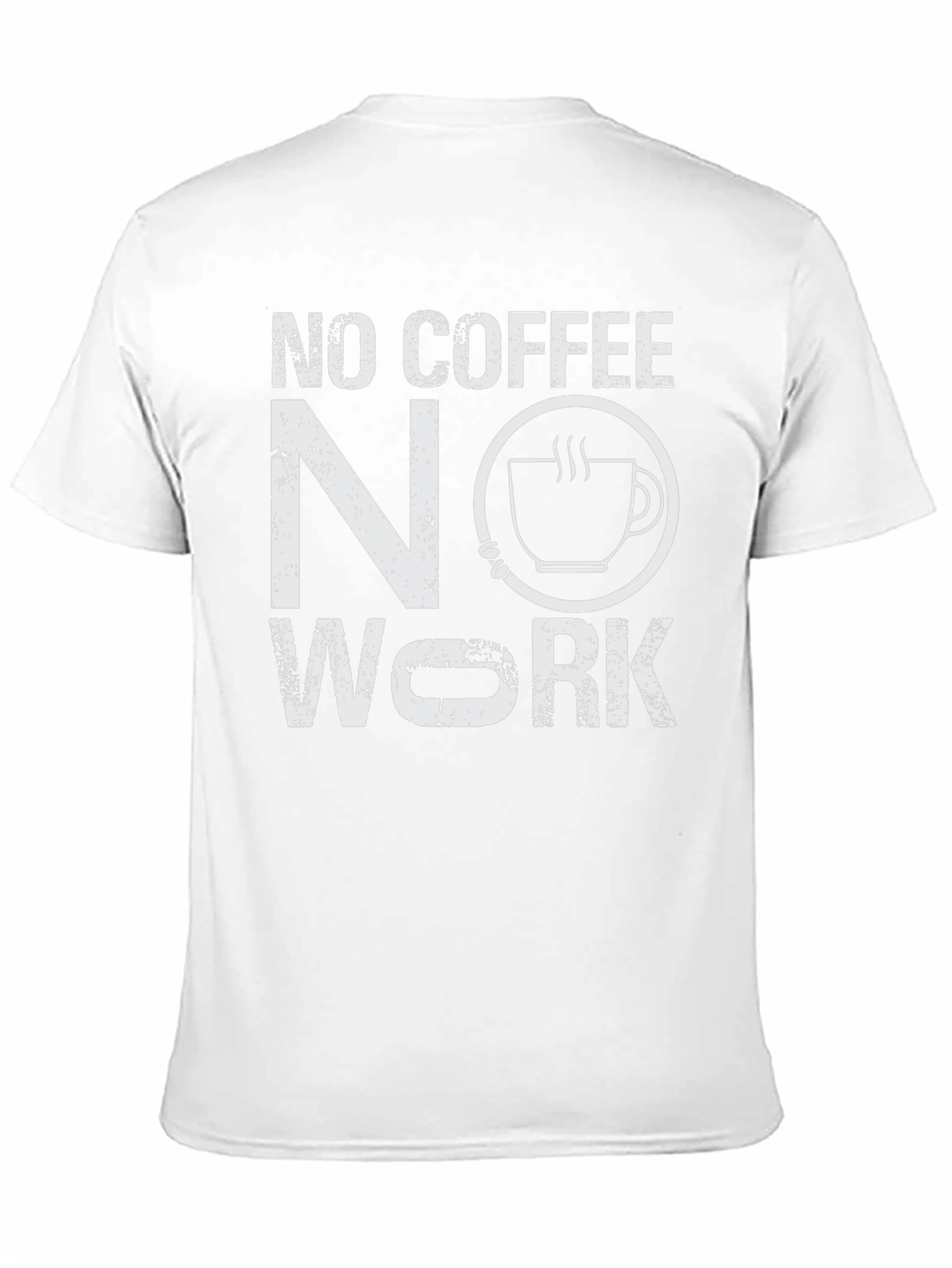 Black No Coffee No Work T-Shirt - Funny Graphic Tee view 11