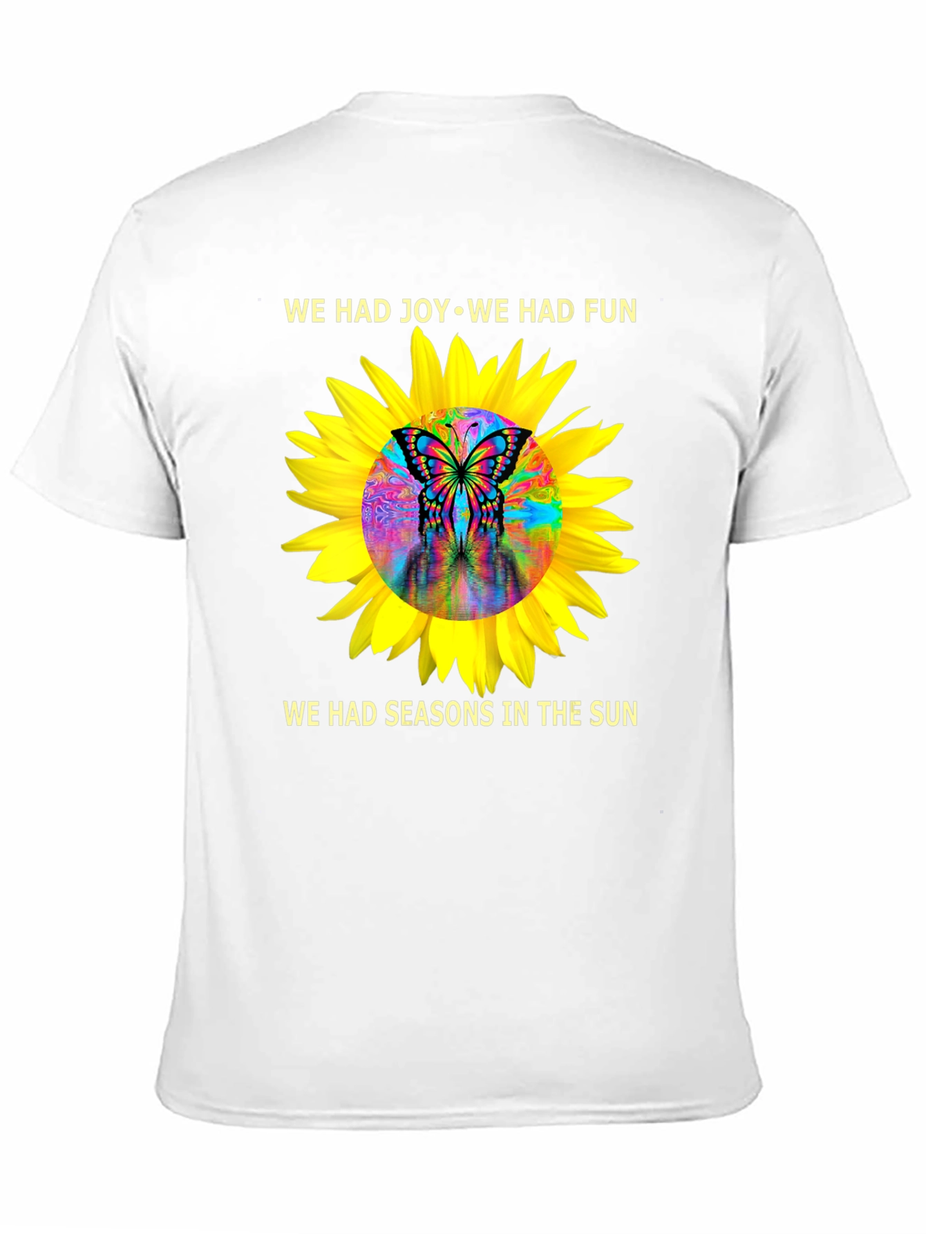 Black Joy & Fun Sunflower Butterfly Graphic Tee view 11