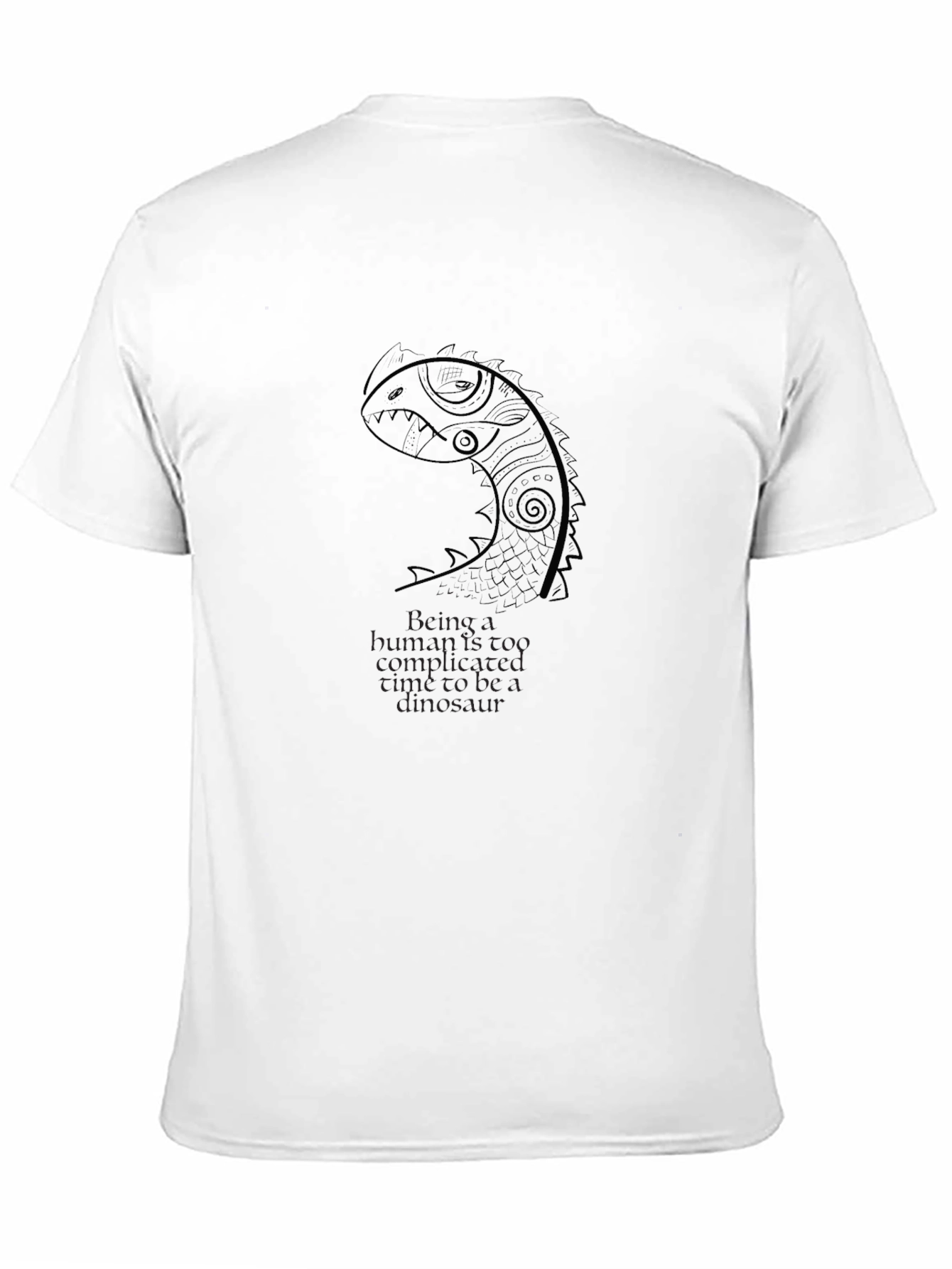 Dinosaur Graphic Tee - Black - 11