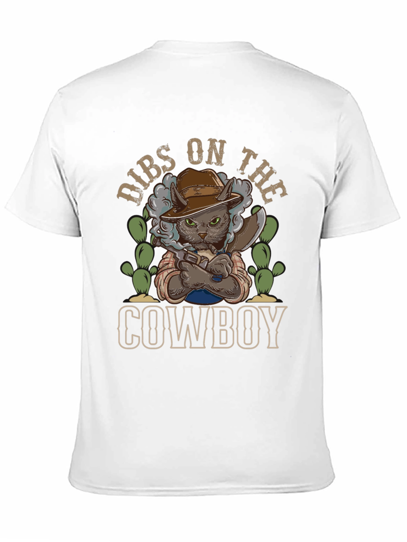 Black Ribs On The Cowboy Graphic T-Shirt view 11
