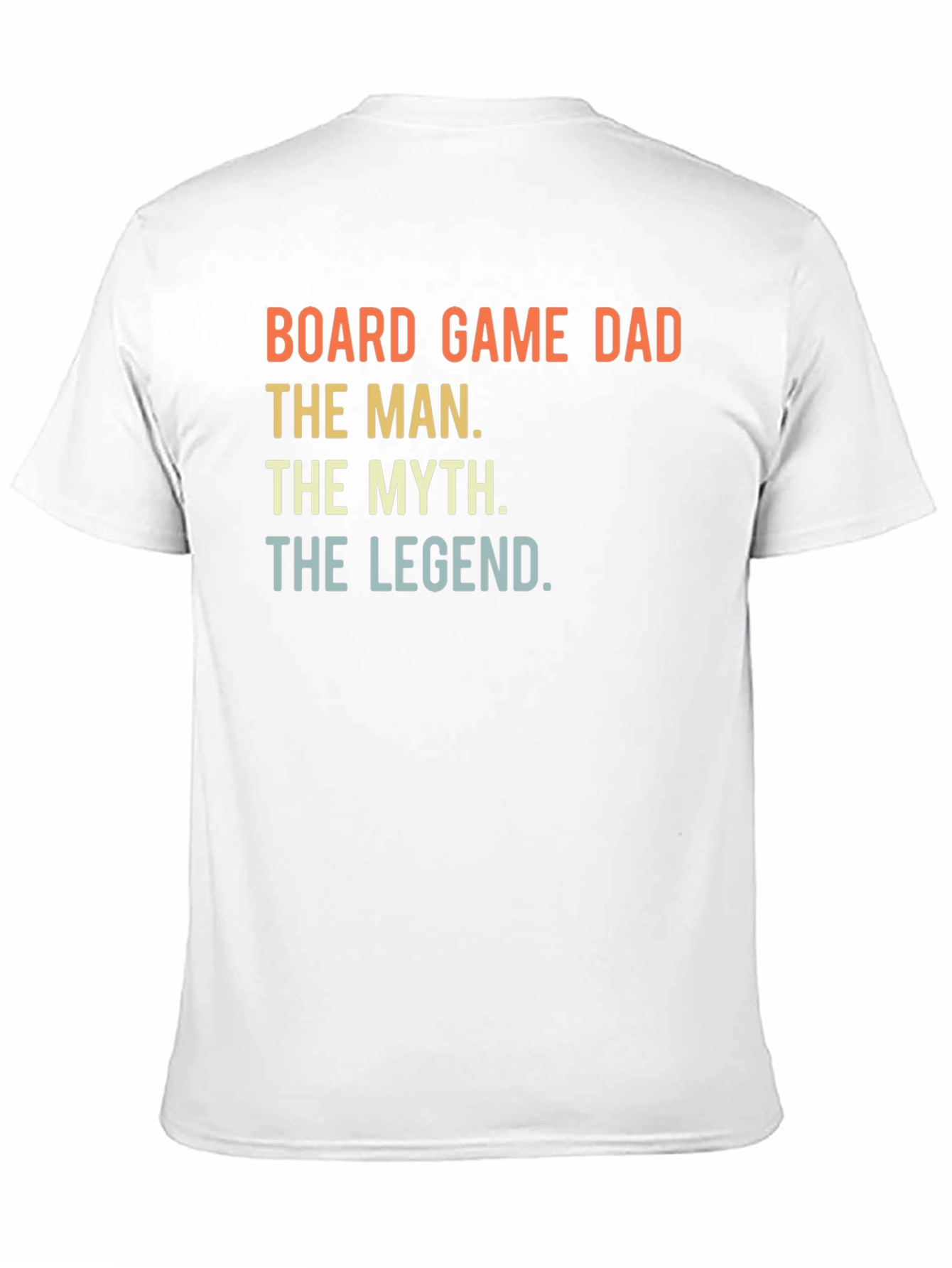Black Board Game Dad T-Shirt - The Man, The Myth, The Legend view 11