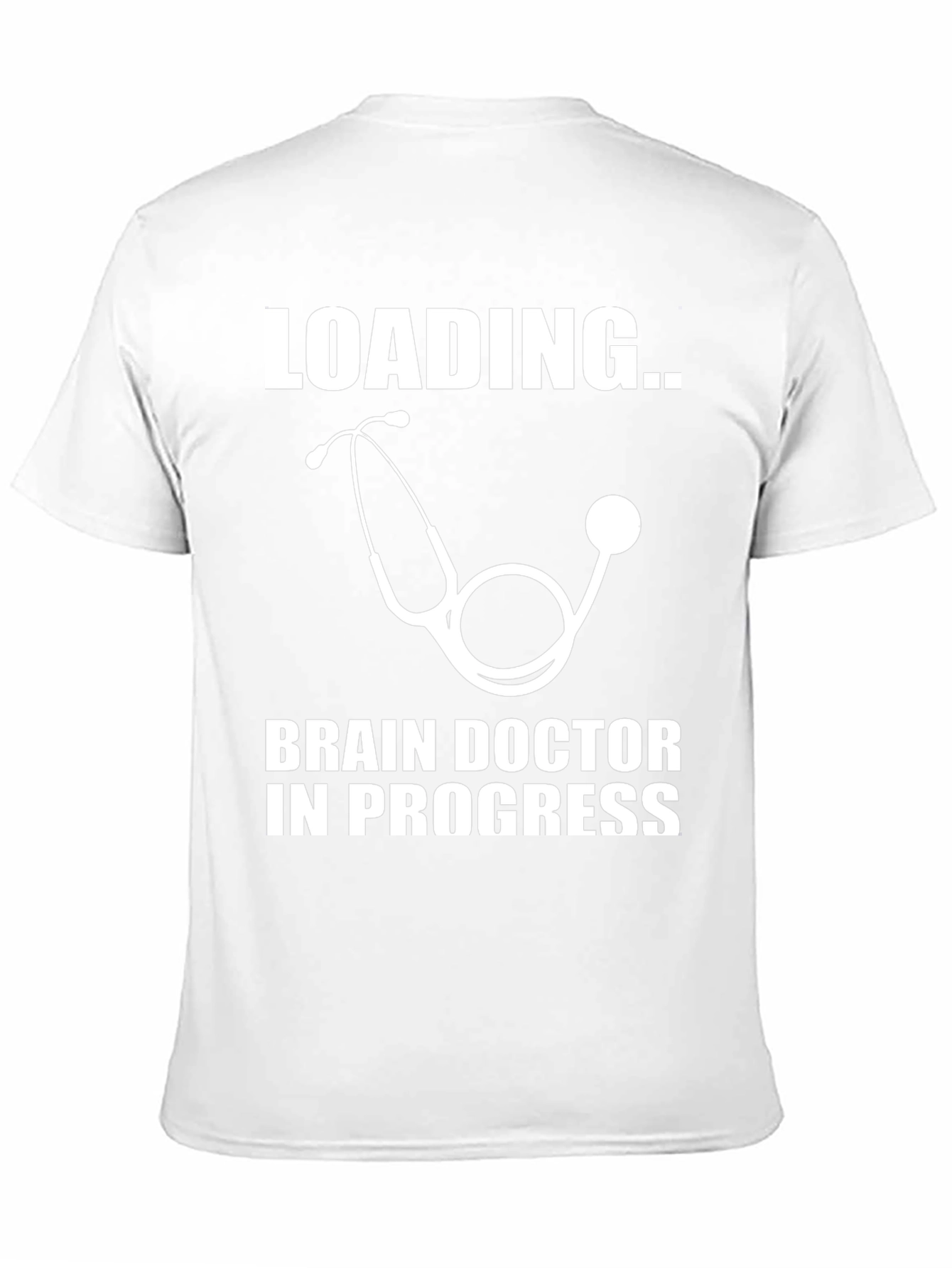 Black Brain Doctor In Progress Tee view 11