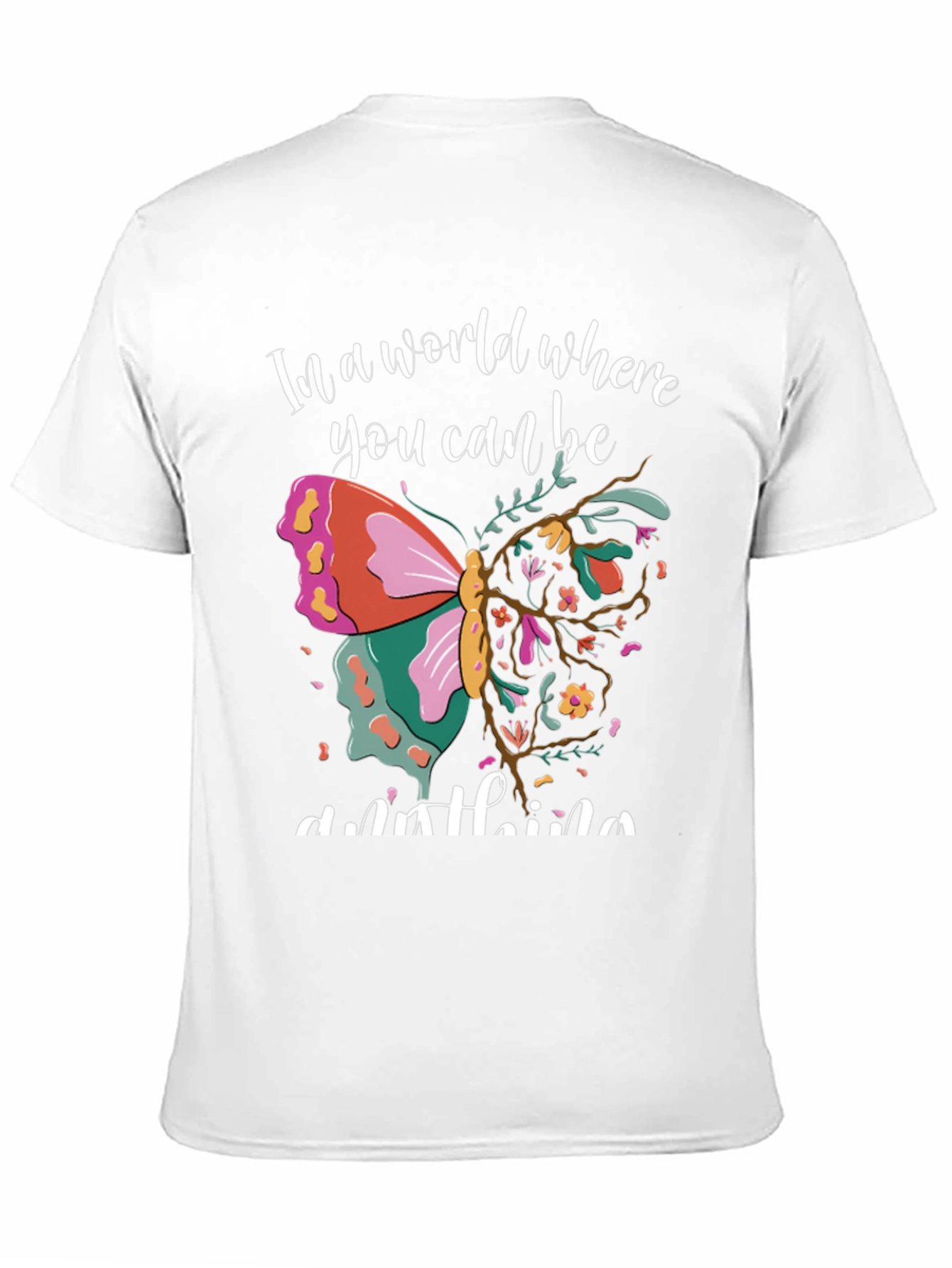 Black Butterfly Graphic T-Shirt - Be Anything! view 11