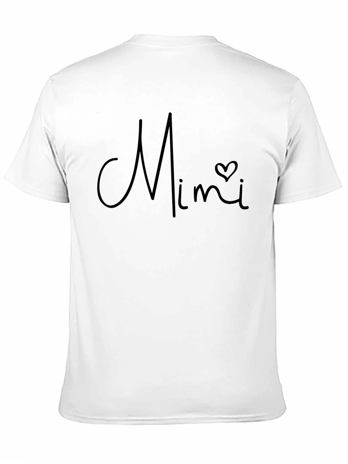 Black Mimi Heart Graphic Black T-Shirt view 11