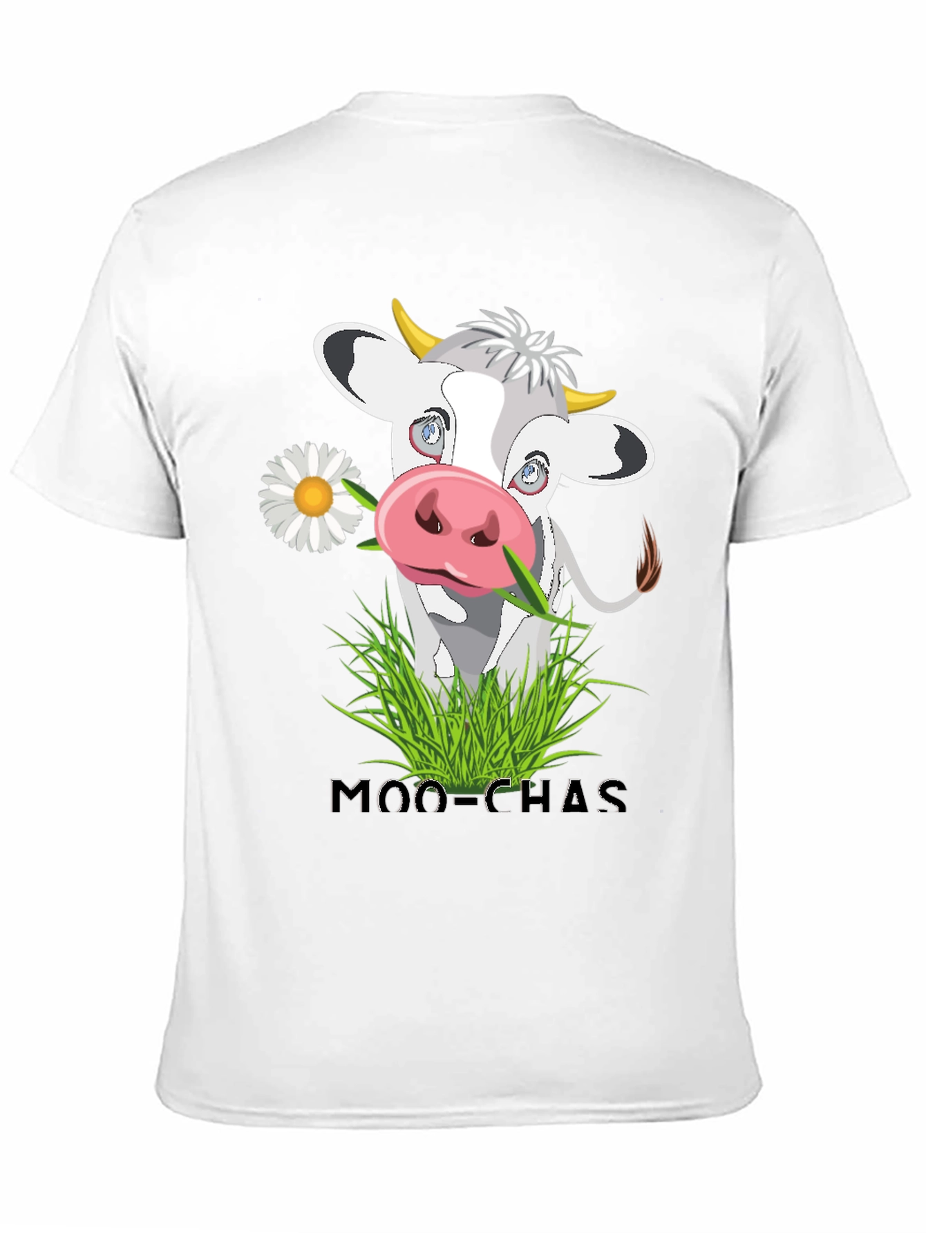 Black Moo-Chas Cow T-Shirt view 11