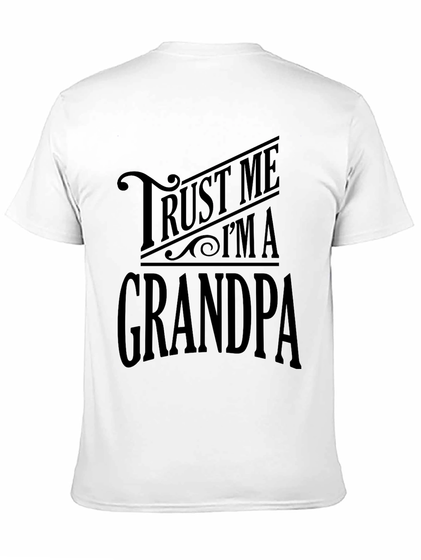 Black Trust Me I'm A Grandpa T-Shirt - Black view 11