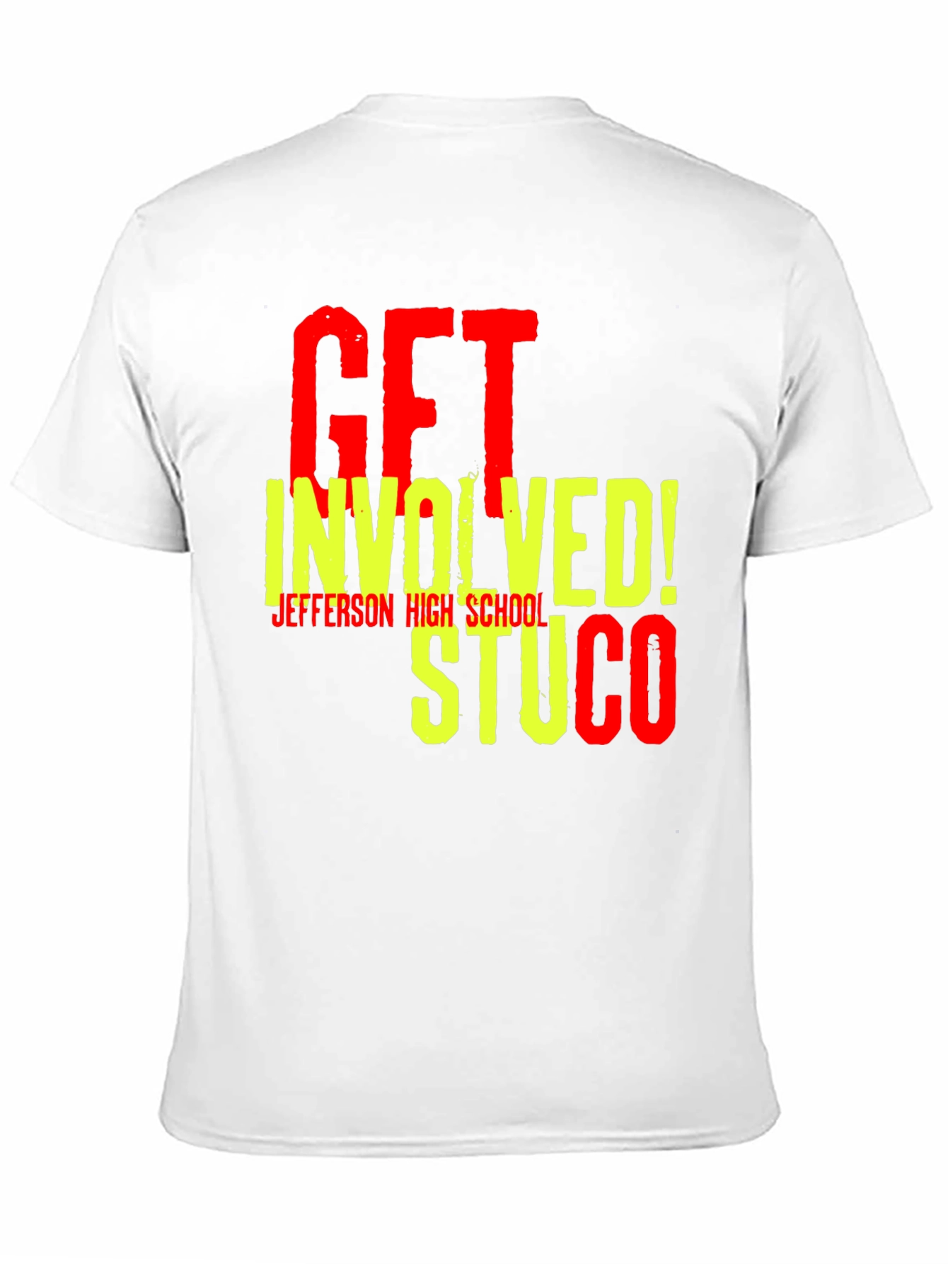 Black Get Involved STUCO T-Shirt - Jefferson High view 11