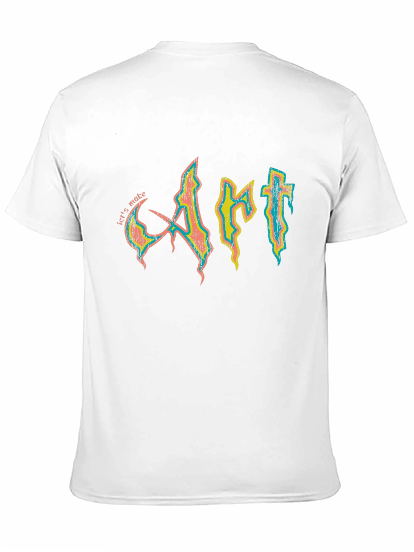 Black Art Tee - Men's Black Graphic T-Shirt view 11