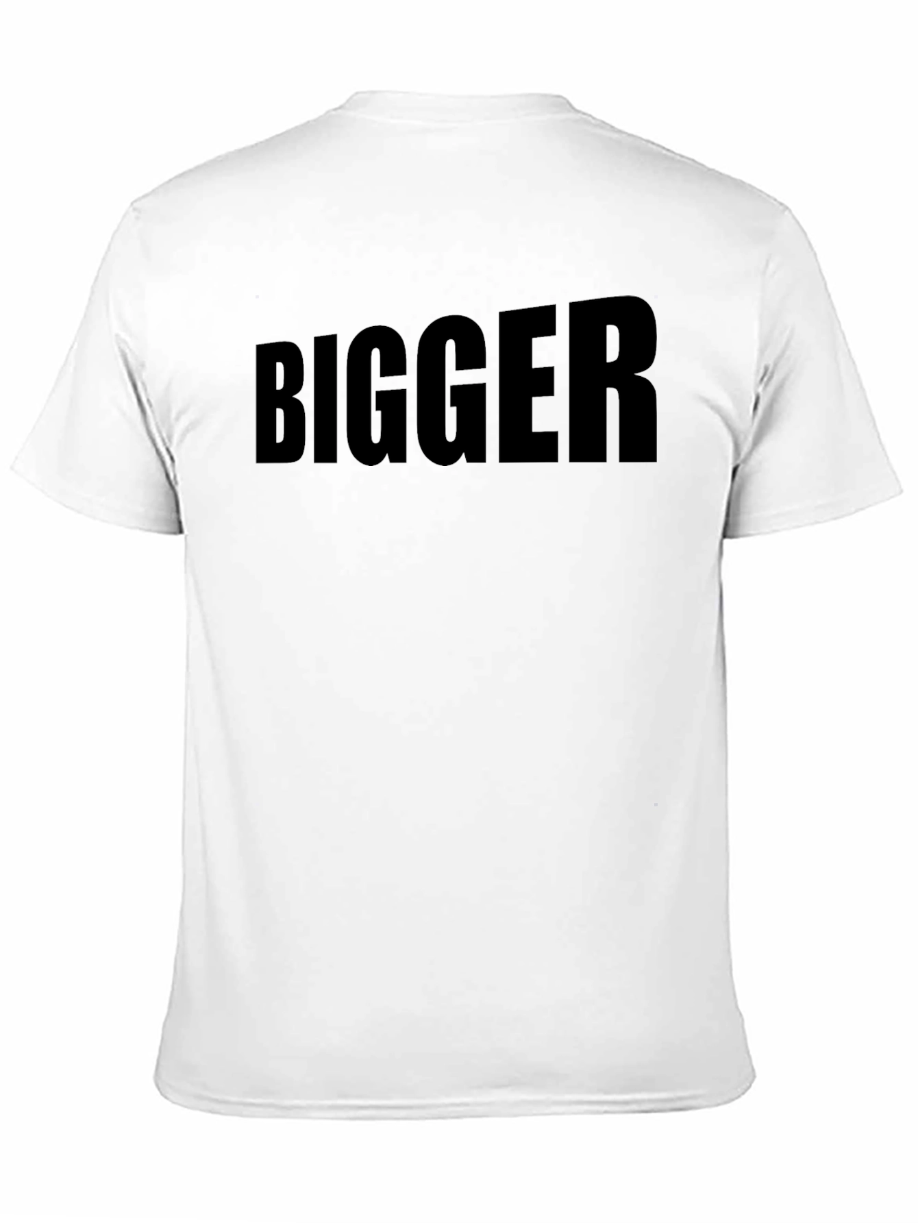 Black Bigger Print Black T-Shirt view 11