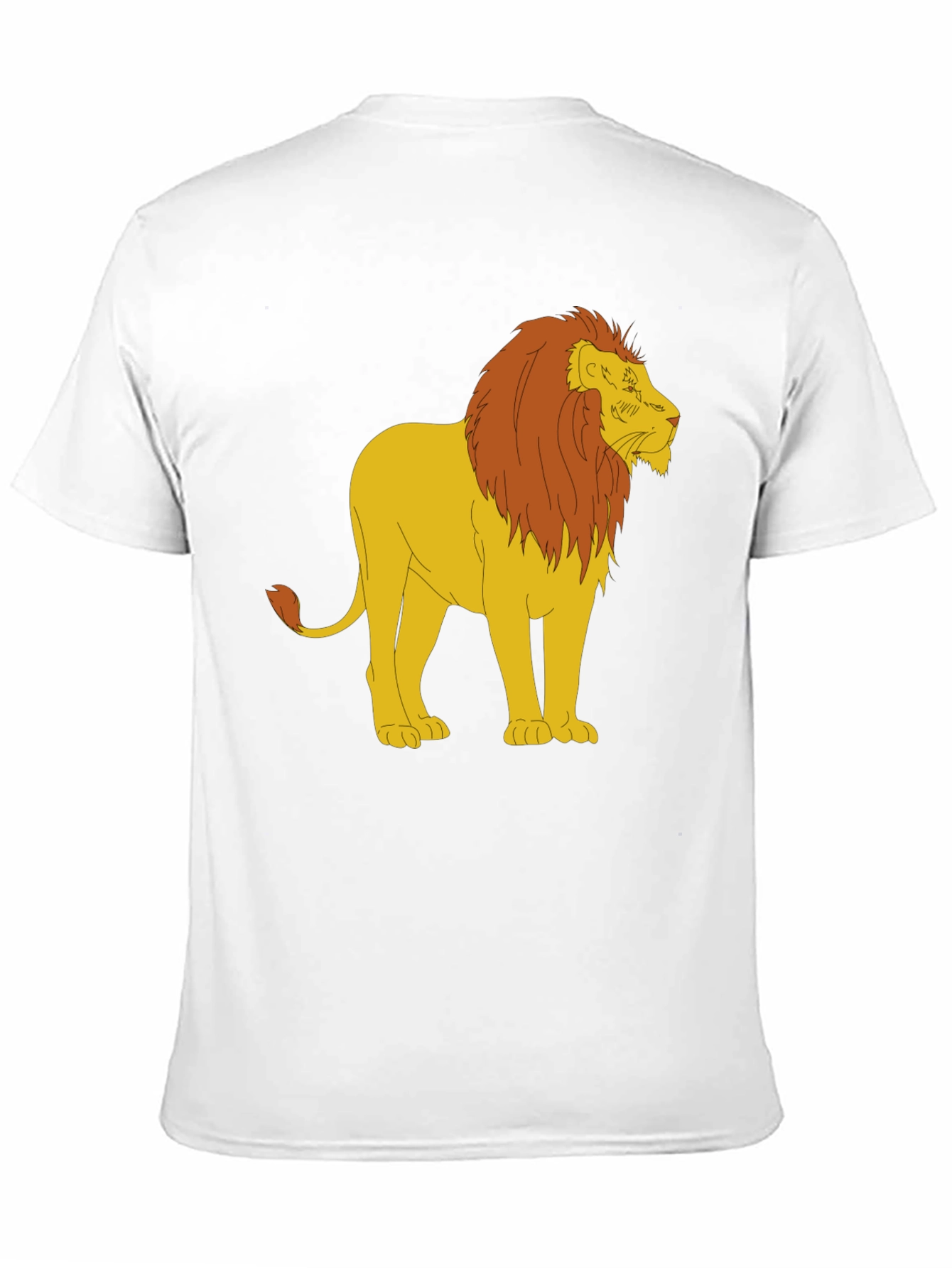 Black Lion Graphic Tee - Black Cotton Blend T-Shirt view 11