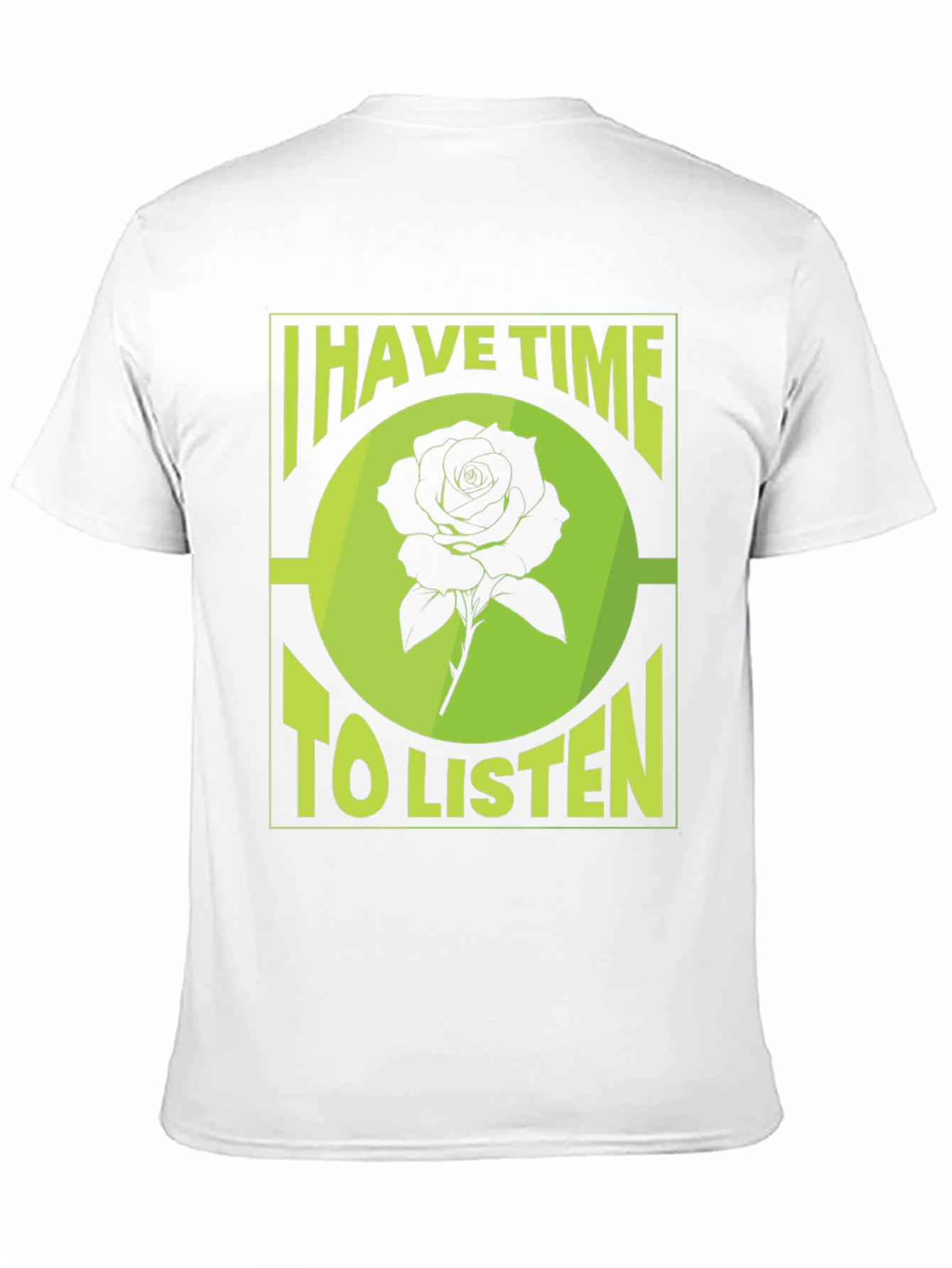 Black I Have Time To Listen Black Graphic Tee view 11