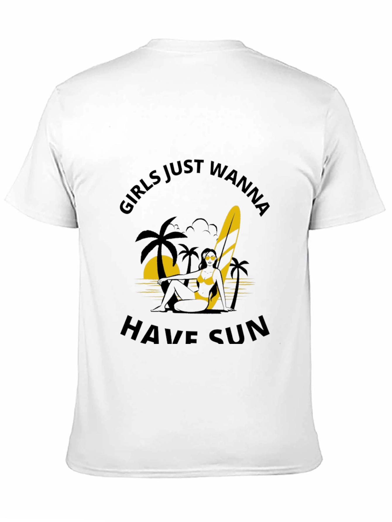 Black Girls Just Wanna Have Sun T-Shirt view 11