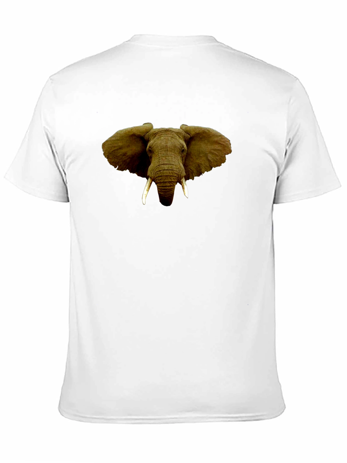 Black Elephant Graphic Print Black T-Shirt view 11