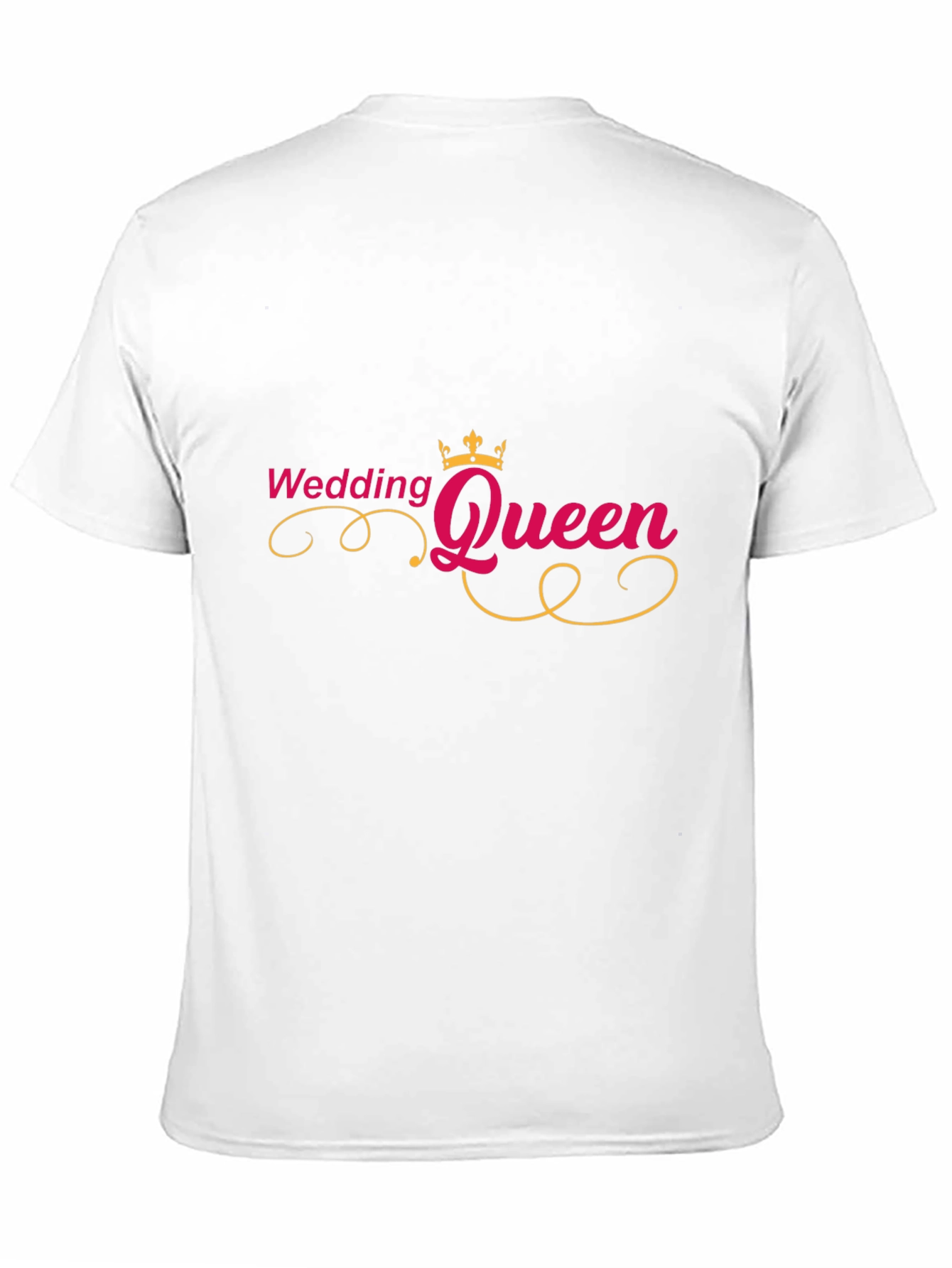 Black Wedding Queen T-Shirt - Bride Celebration Tee view 11