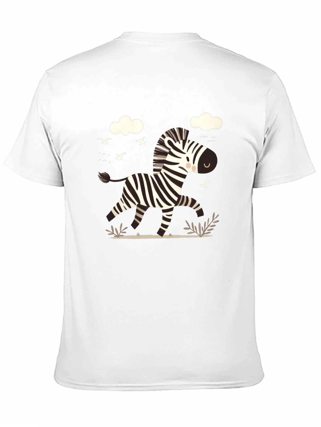 Black Zebra Graphic Tee - Black Cotton Blend view 11