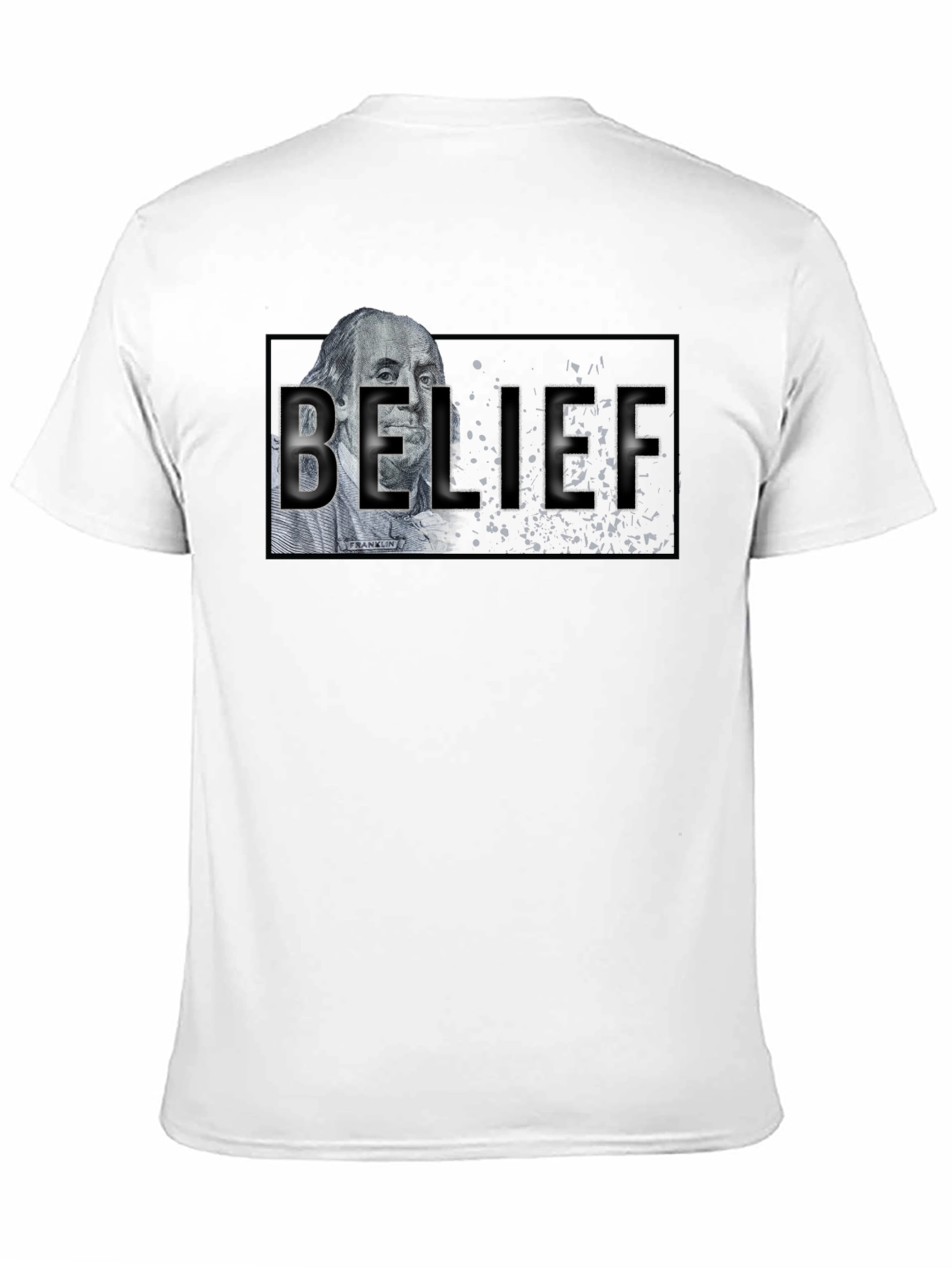 Black Belief Graphic T-Shirt - Black Crew Neck view 11