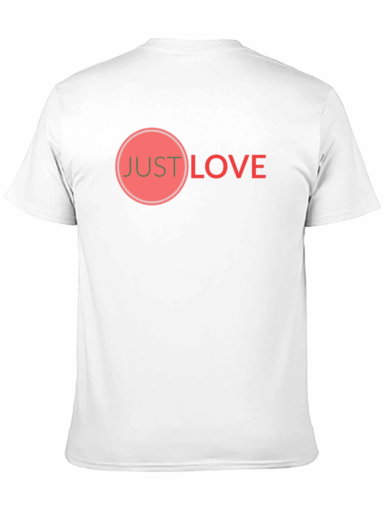 Black Just Love Graphic Tee - Soft Cotton Blend view 11