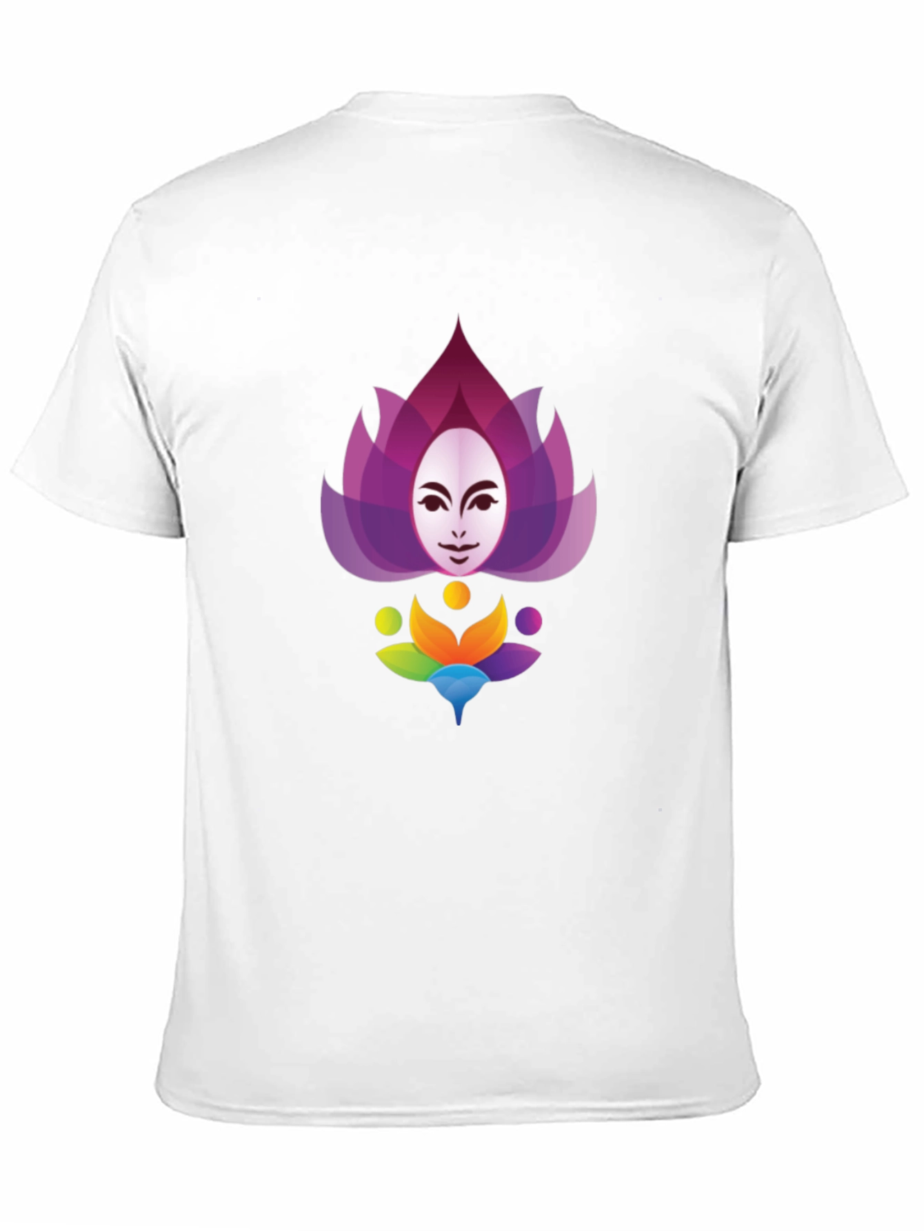 Black Lotus Face Graphic T-Shirt - Stylish Cotton Blend view 11