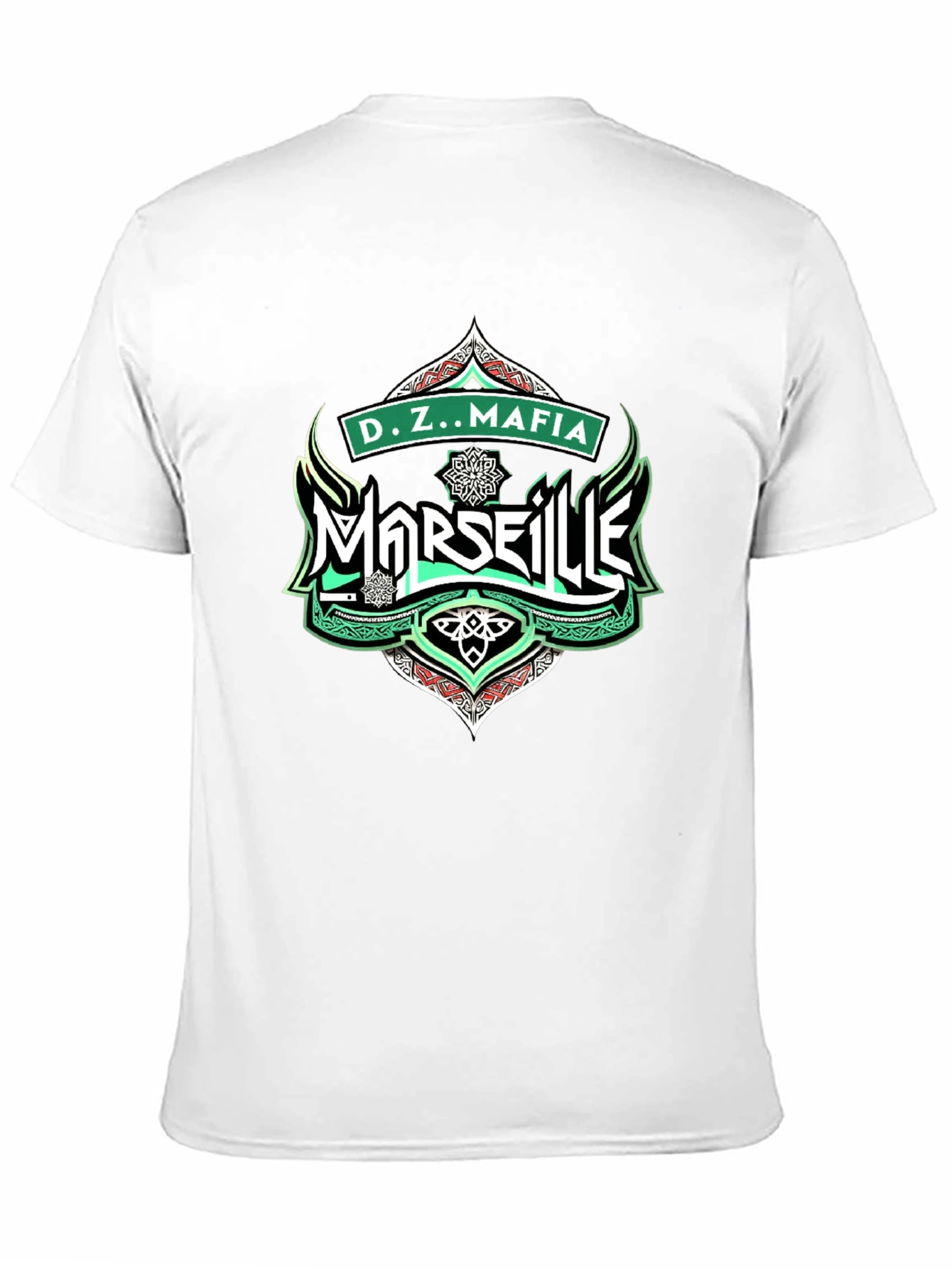 Black D.Z. Mafia Marseille Black T-Shirt view 11