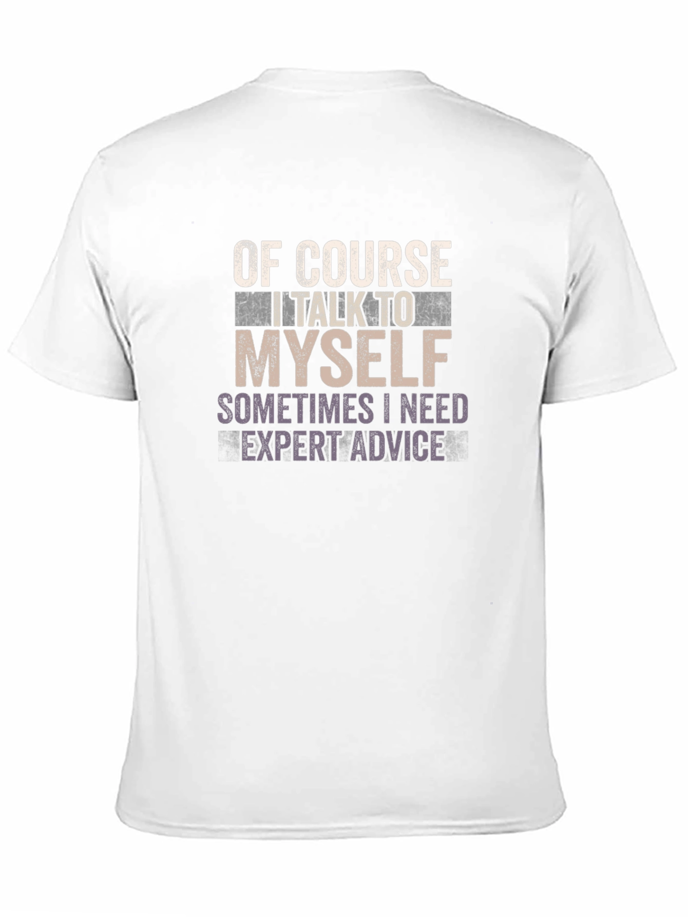 Black Of Course I Talk To Myself Graphic Tee view 11
