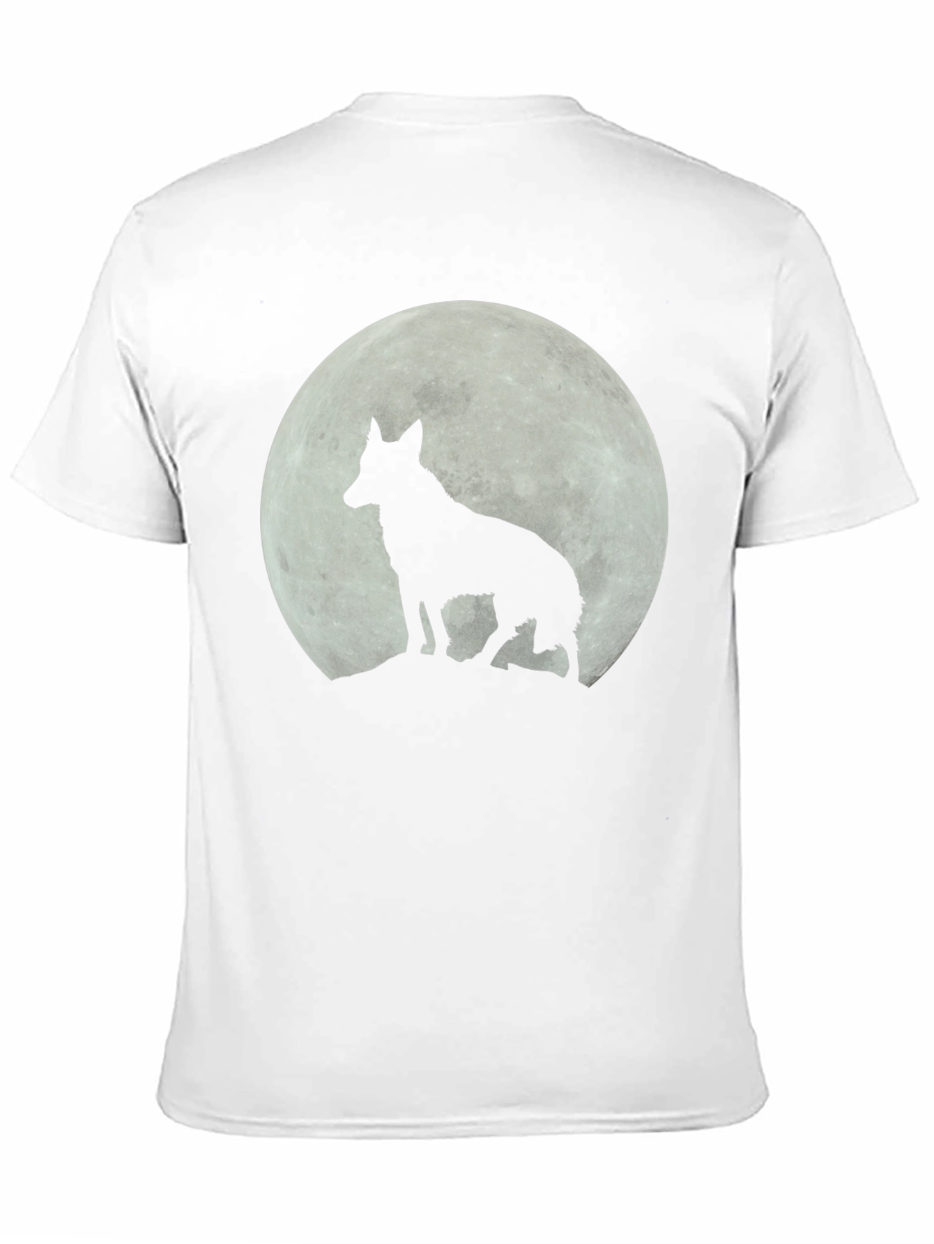 Black Wolf Moon Graphic T-Shirt - Black view 11