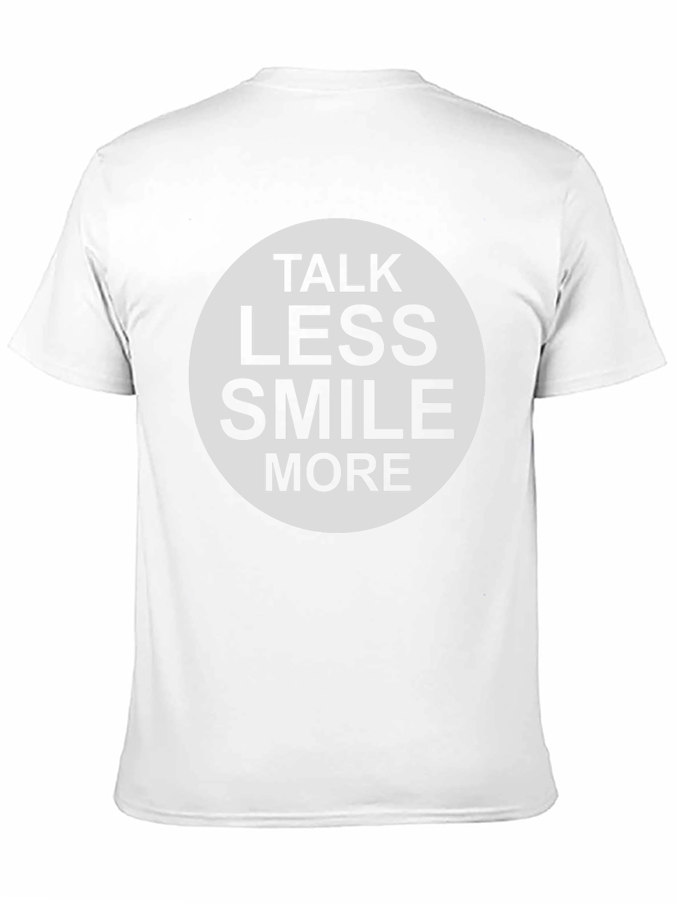 Black Talk Less Smile More Graphic Tee - Black view 11