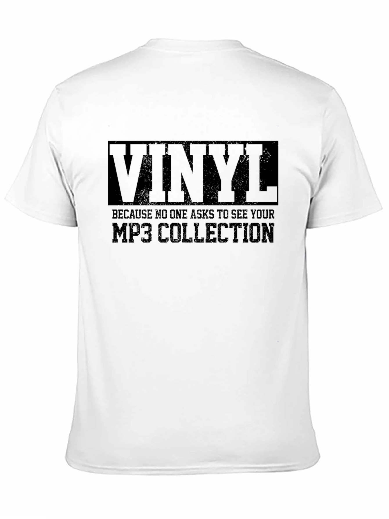 Black Vinyl MP3 Collection Graphic T-Shirt view 11