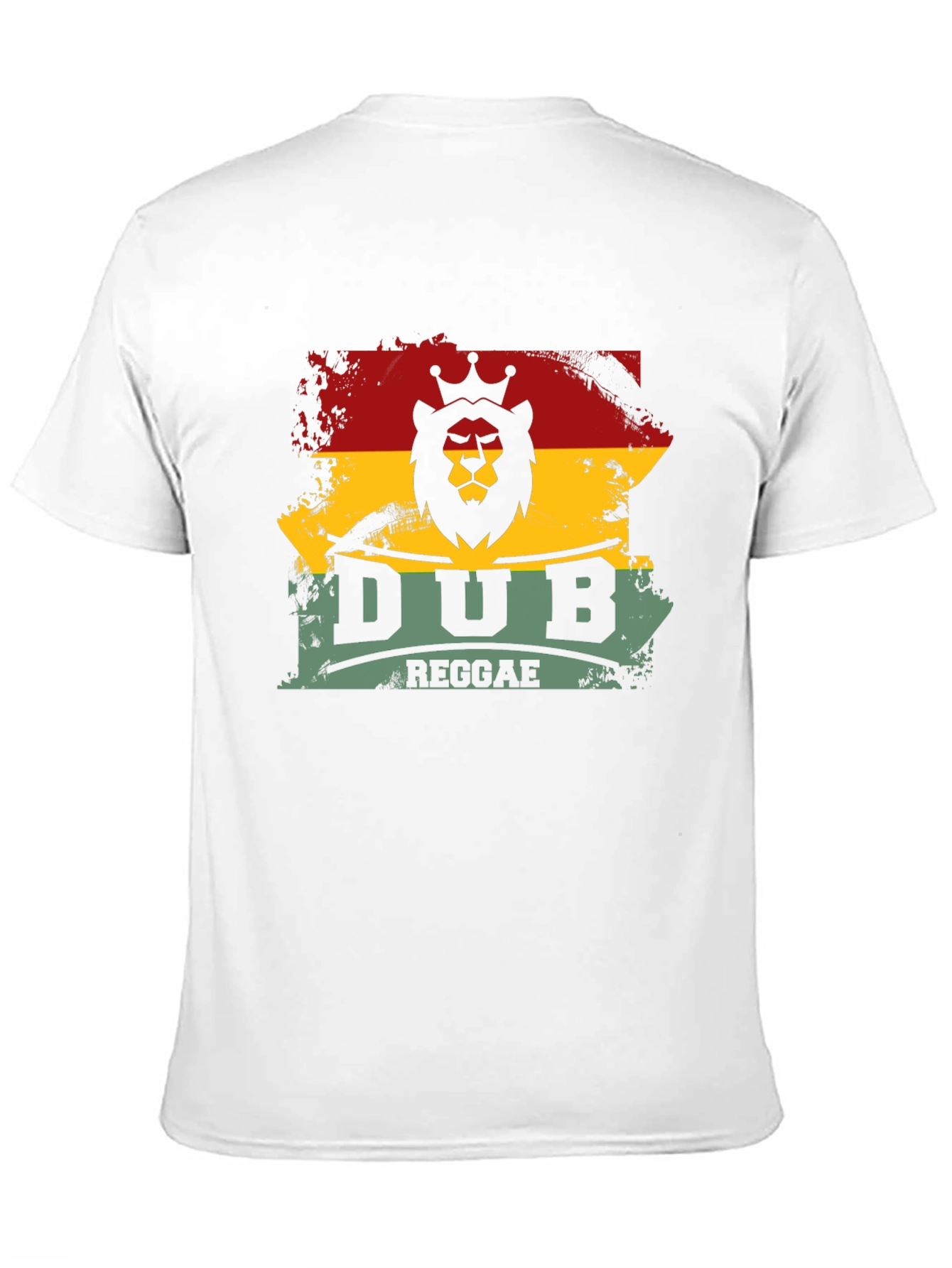 Black Rasta Lion Dub Reggae T-Shirt view 11