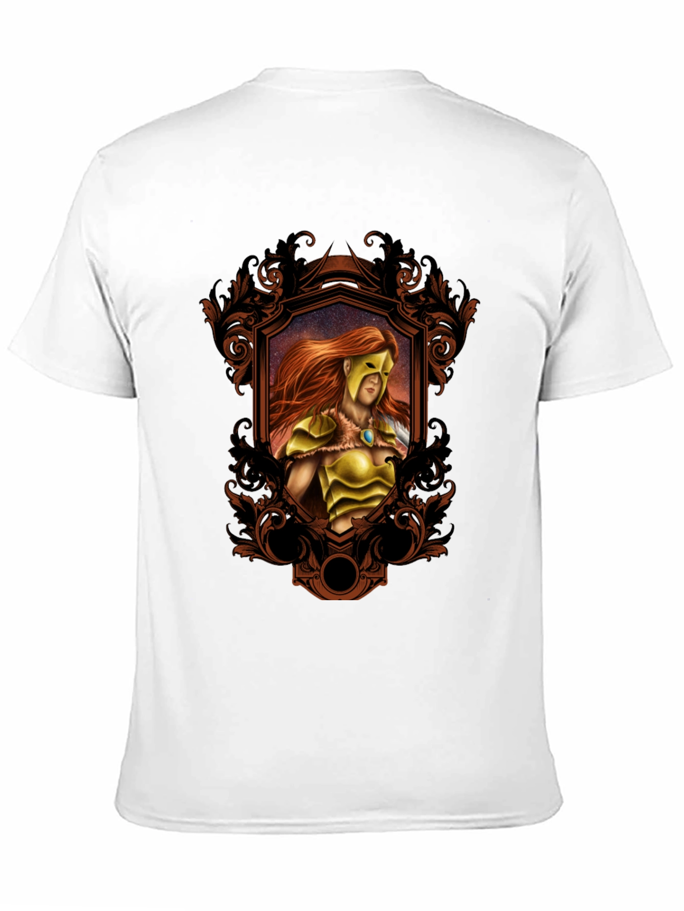 Black Warrior Framed T-Shirt - Black view 11