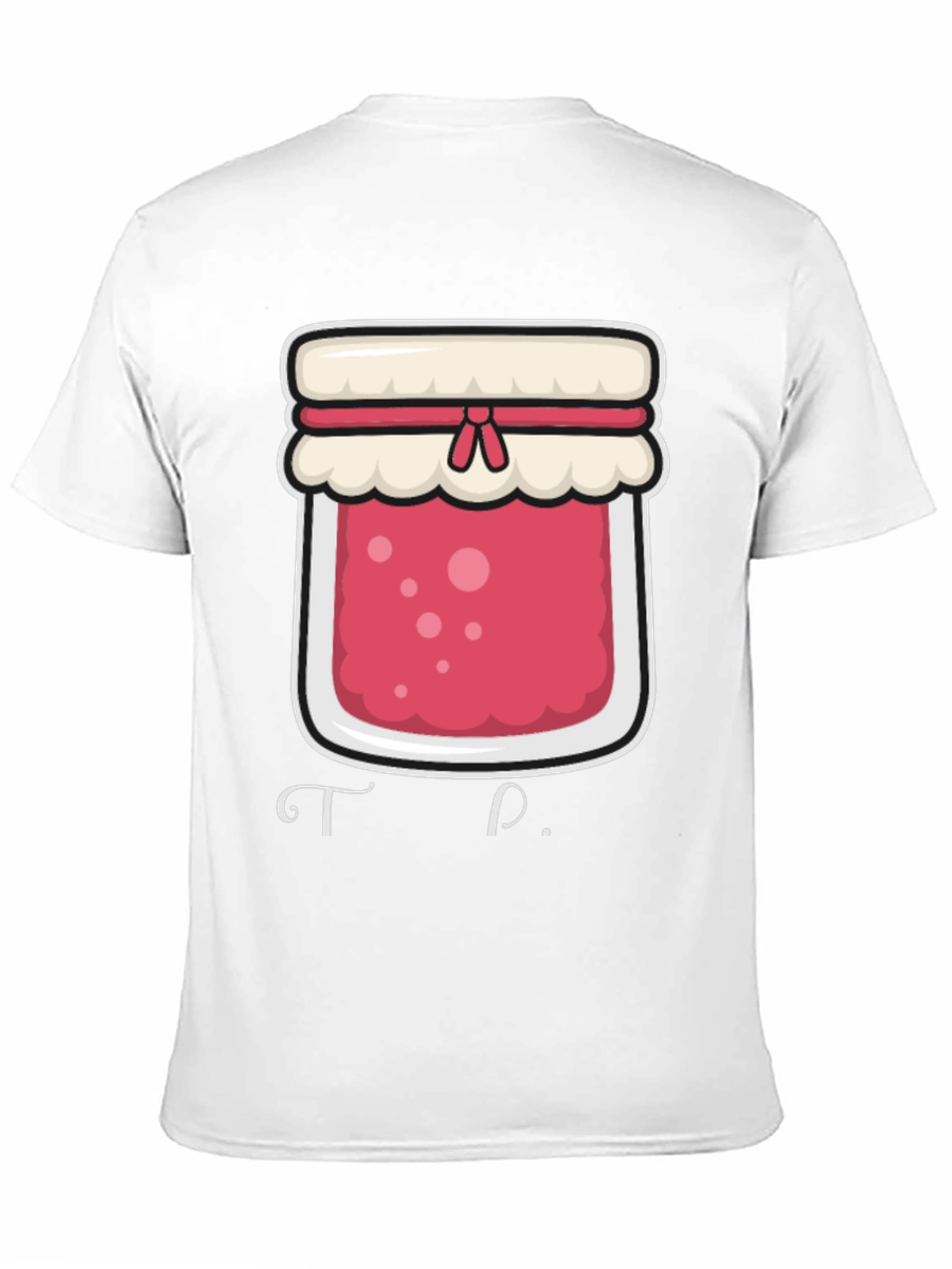 Black Jam Jar Graphic T-Shirt - Foodie Tee view 11