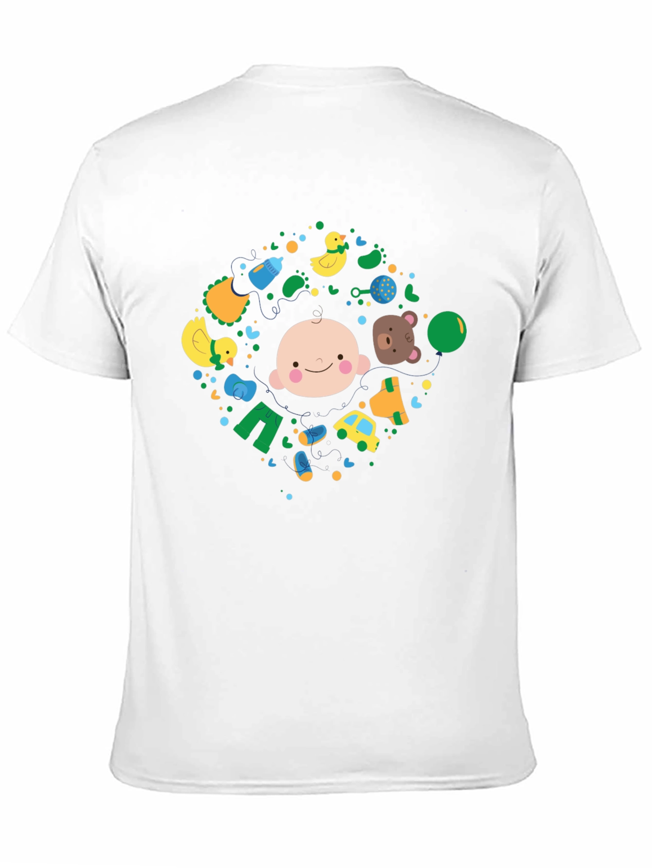 Baby Circle Graphic Tee - Black - 11