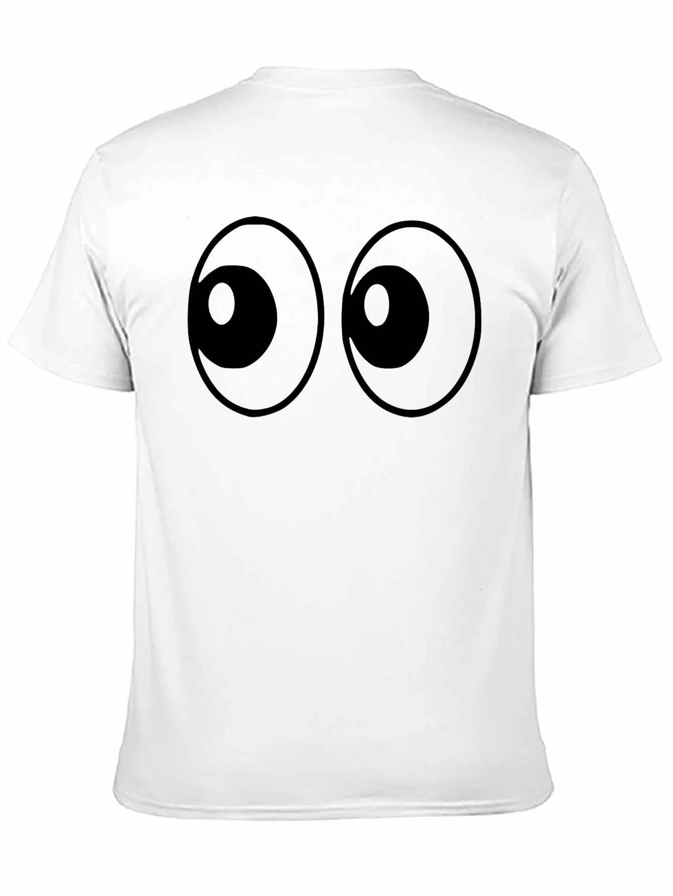 Black Googly Eyes Black T-Shirt view 11