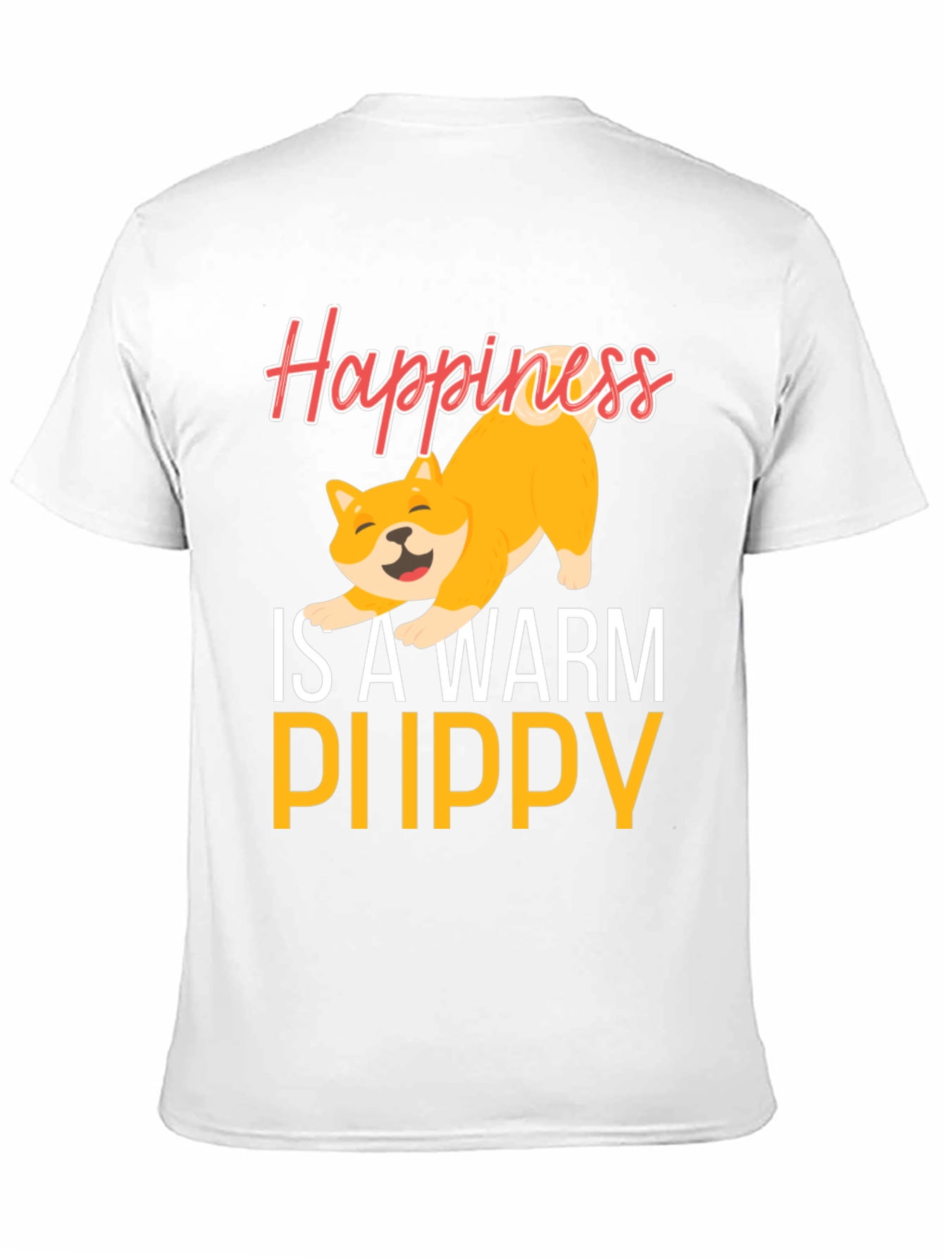 Black Happiness is a Warm Puppy Graphic Tee view 11