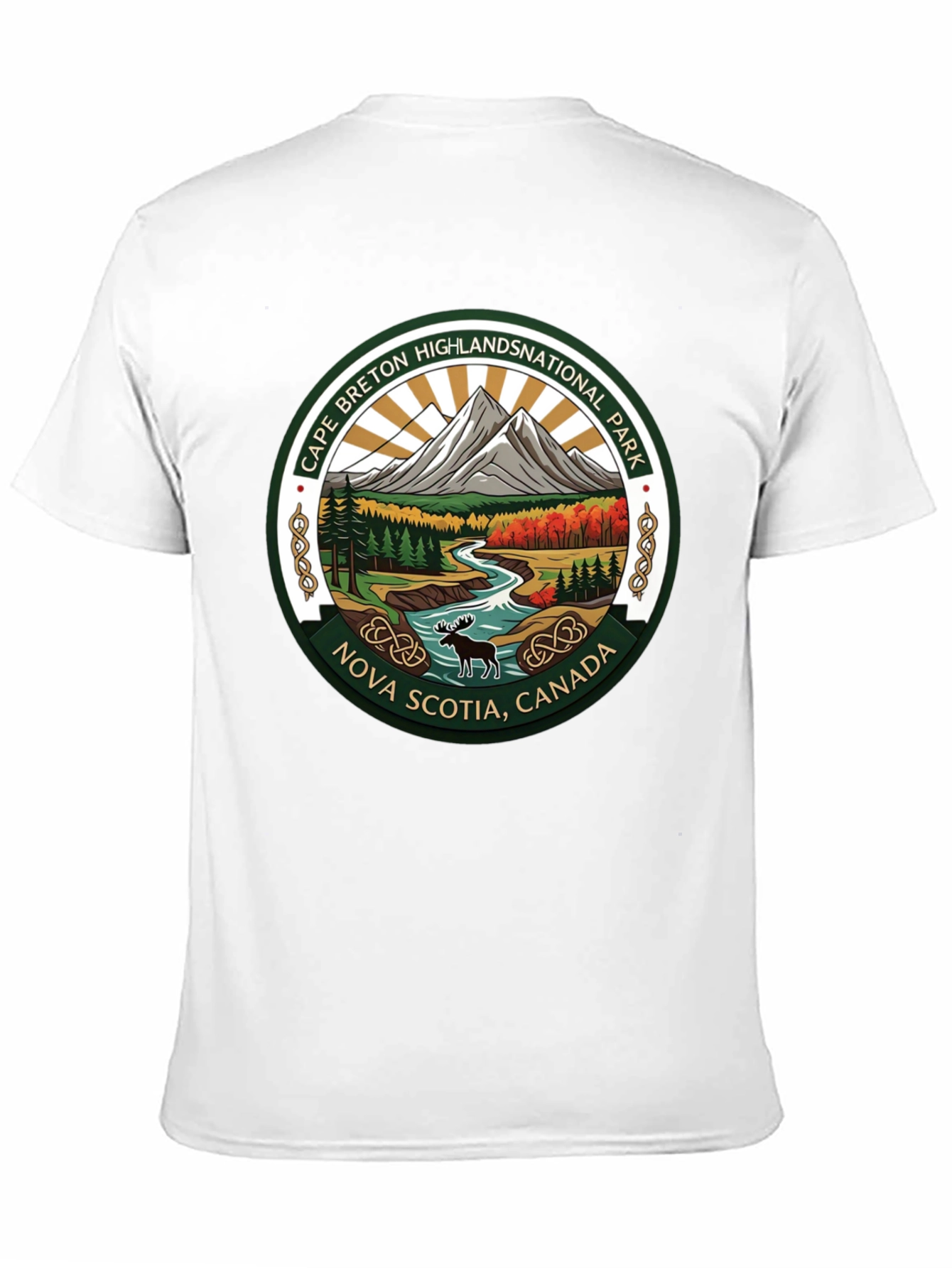 Black Cape Breton Highlands National Park T-Shirt view 11