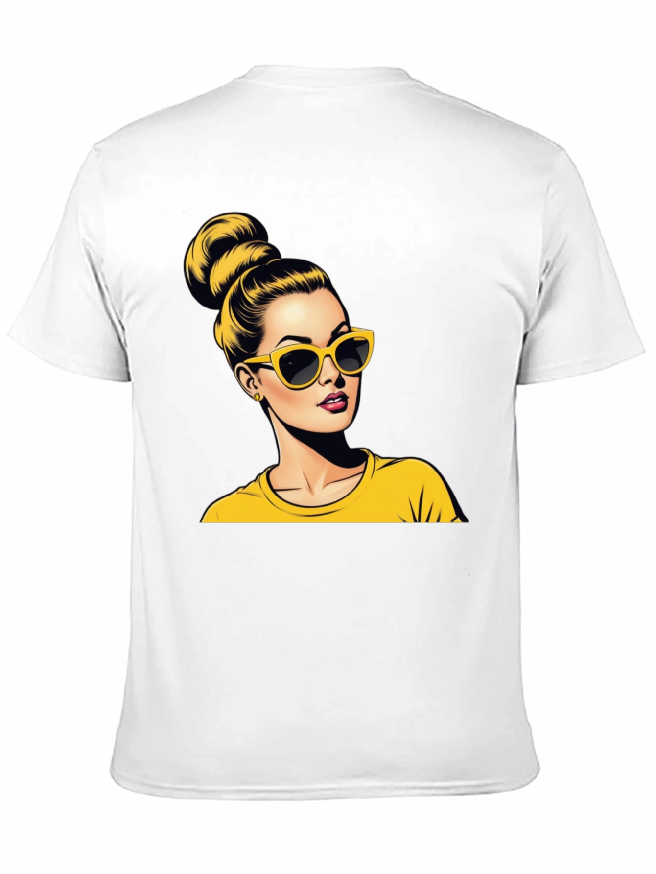 Black Retro Chic Graphic Tee view 11