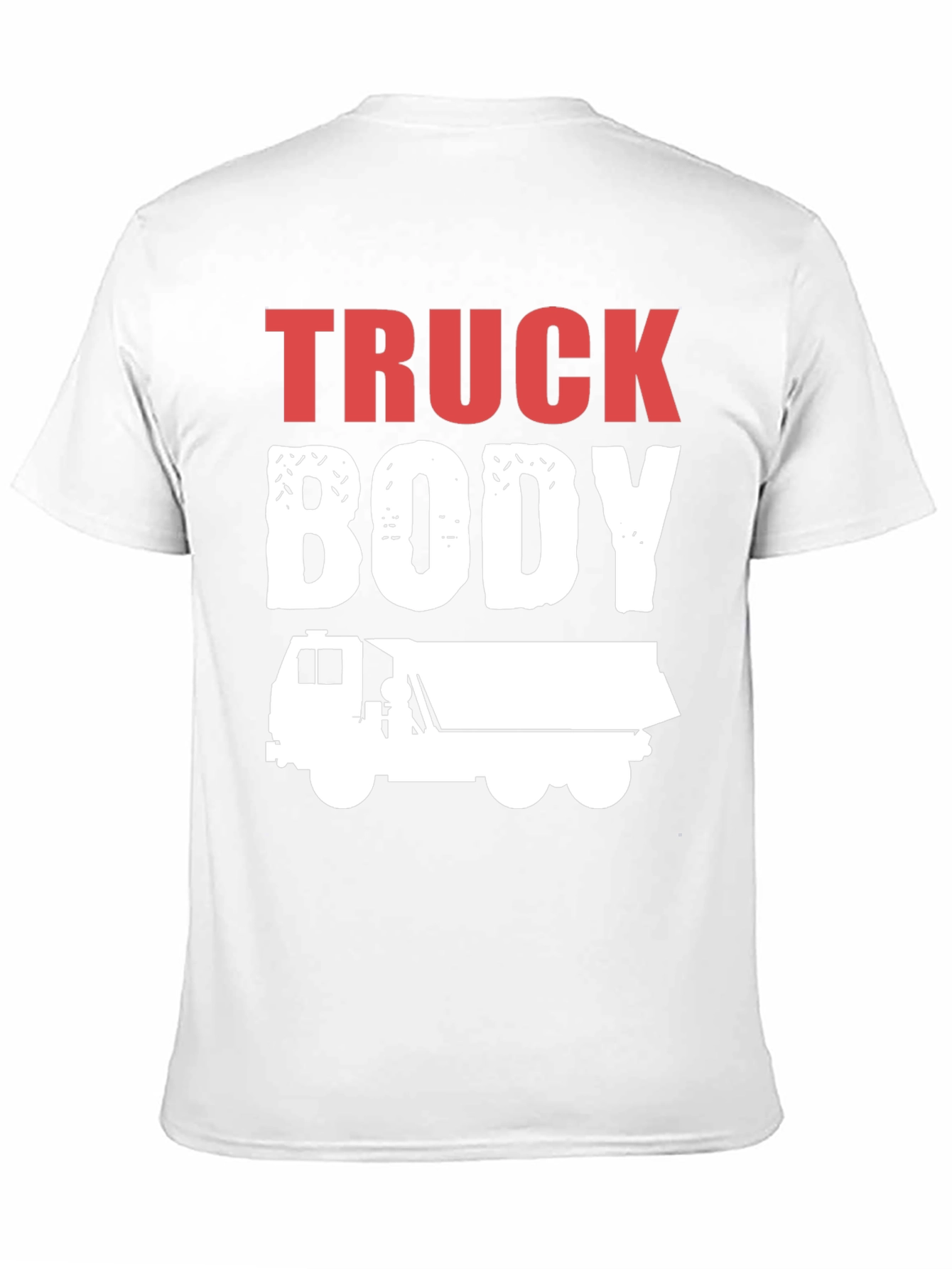 Black Truck Body T-Shirt - Men's Funny Graphic Tee view 11