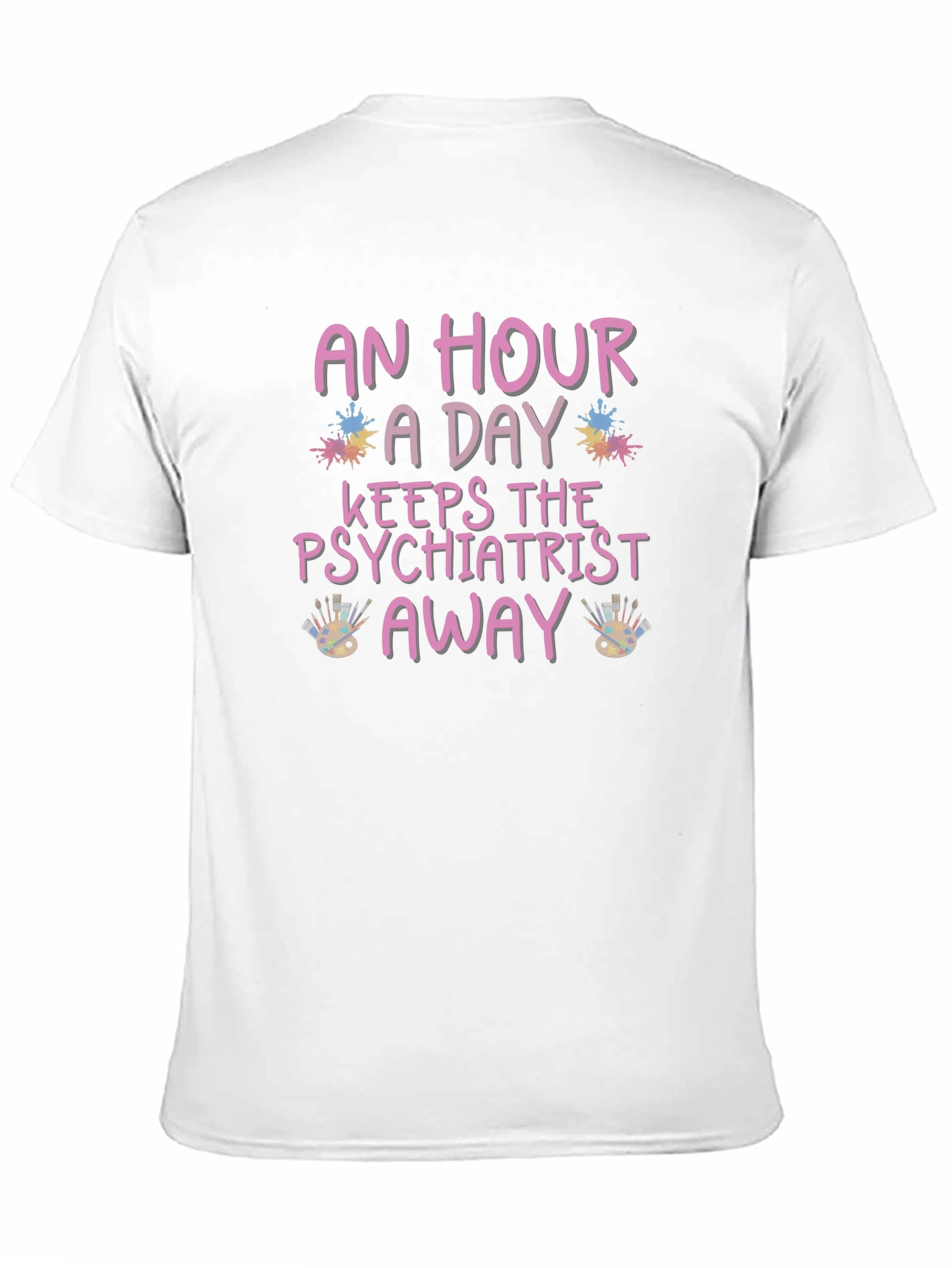Black Art Therapy T-Shirt: An Hour a Day view 11