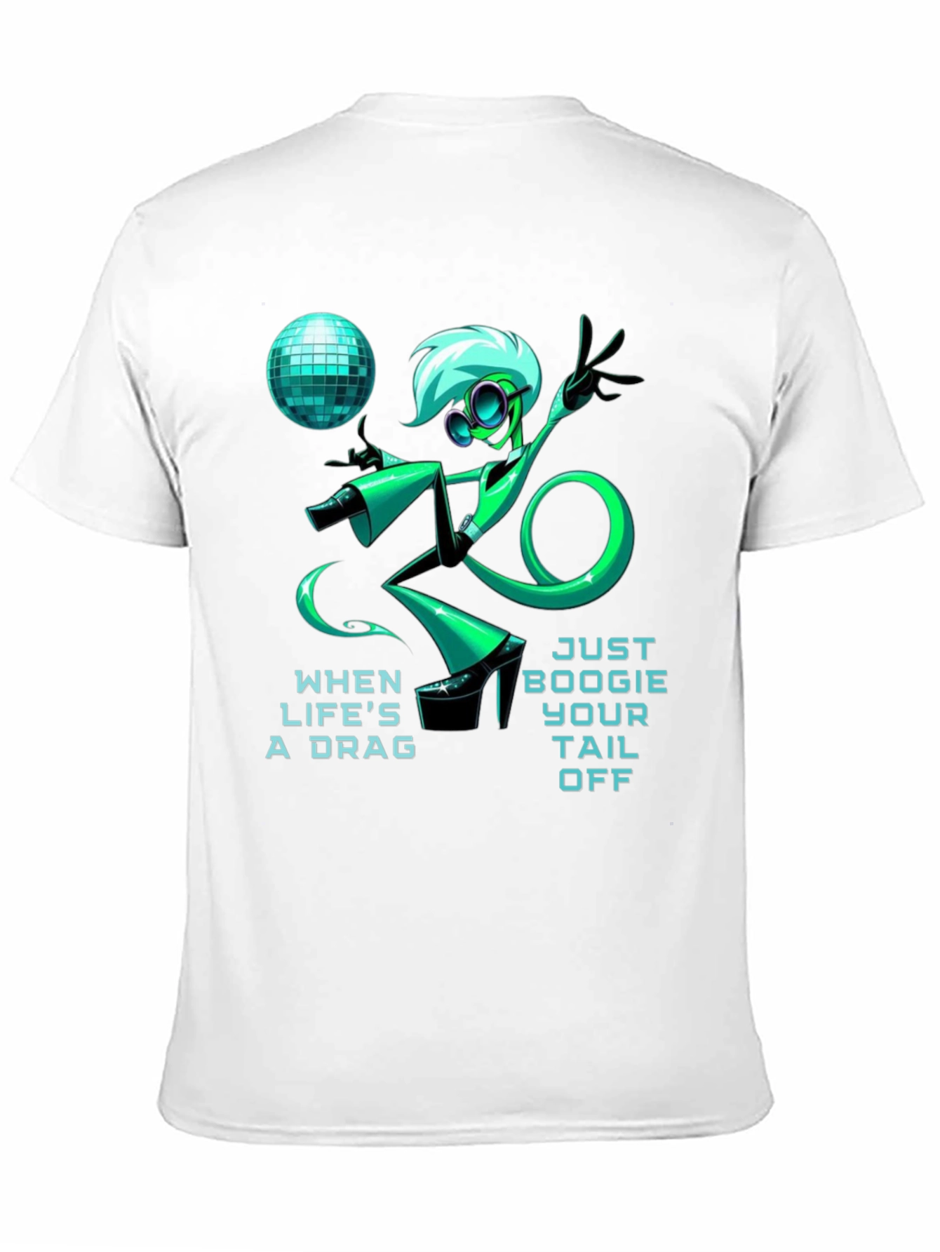 Black Just Boogie Your Tail Off T-Shirt view 11