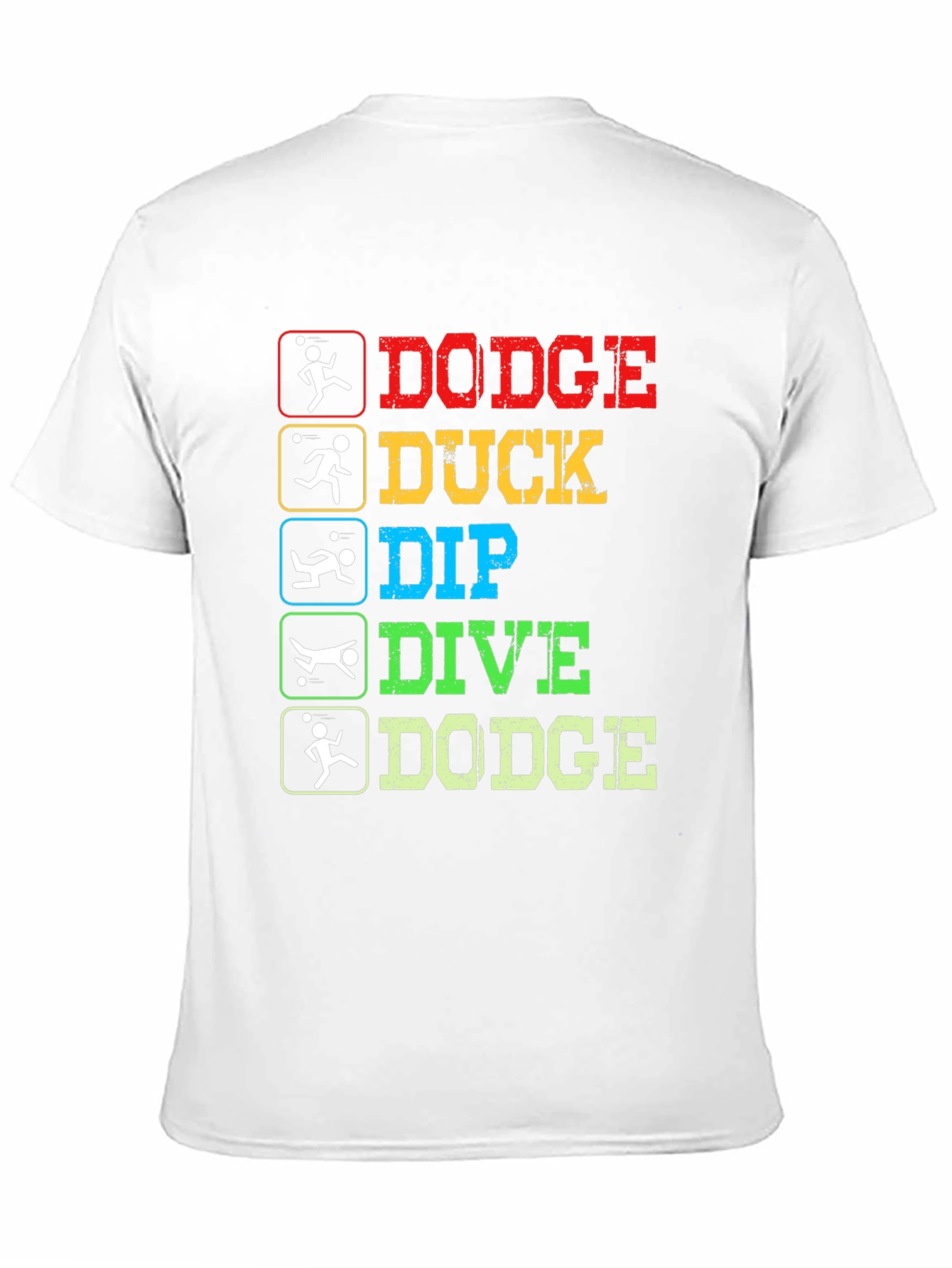 Black Dodge Duck Dip Dive Dodge T-Shirt view 11