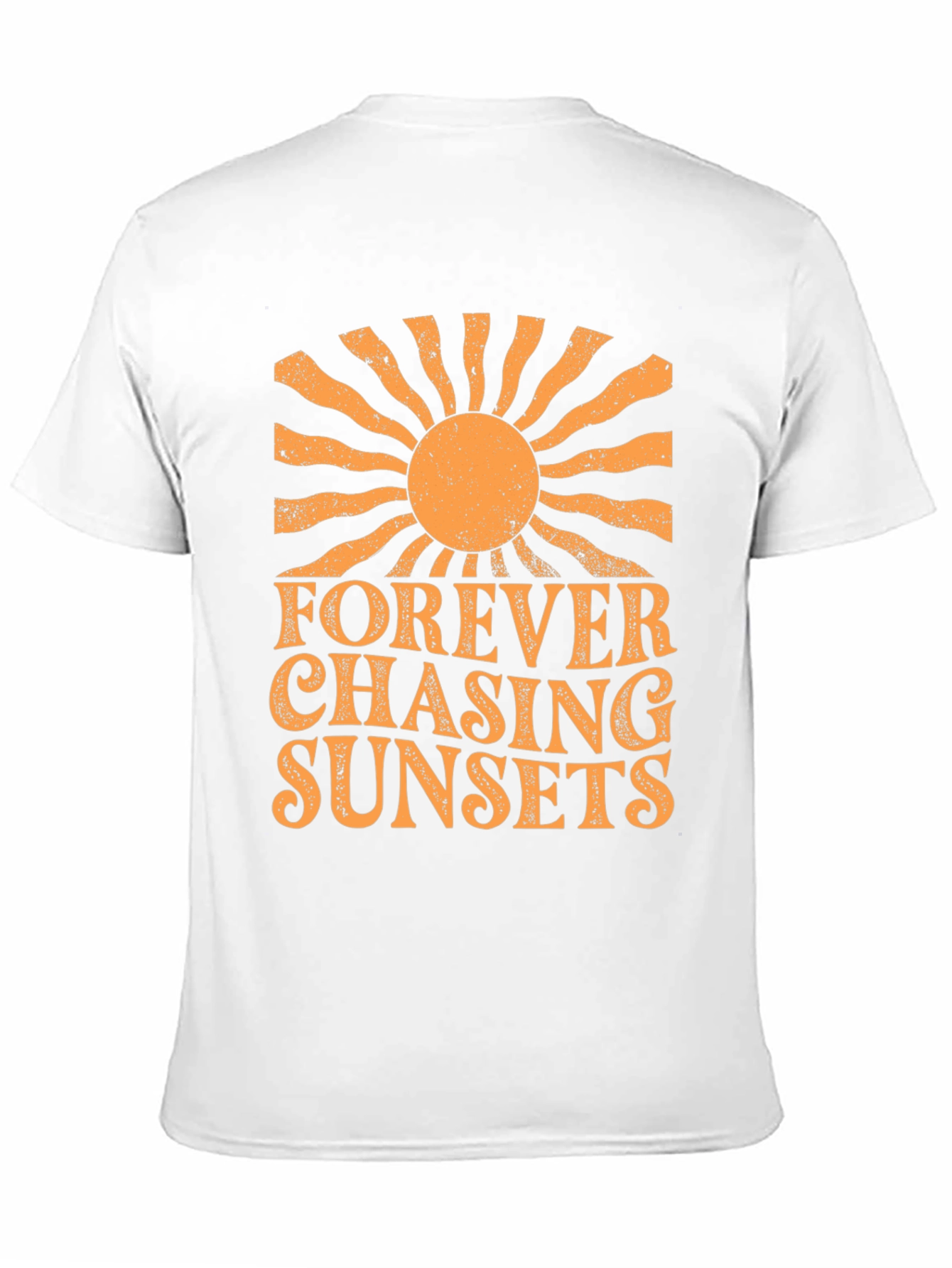 Black Forever Chasing Sunsets Graphic Tee view 11