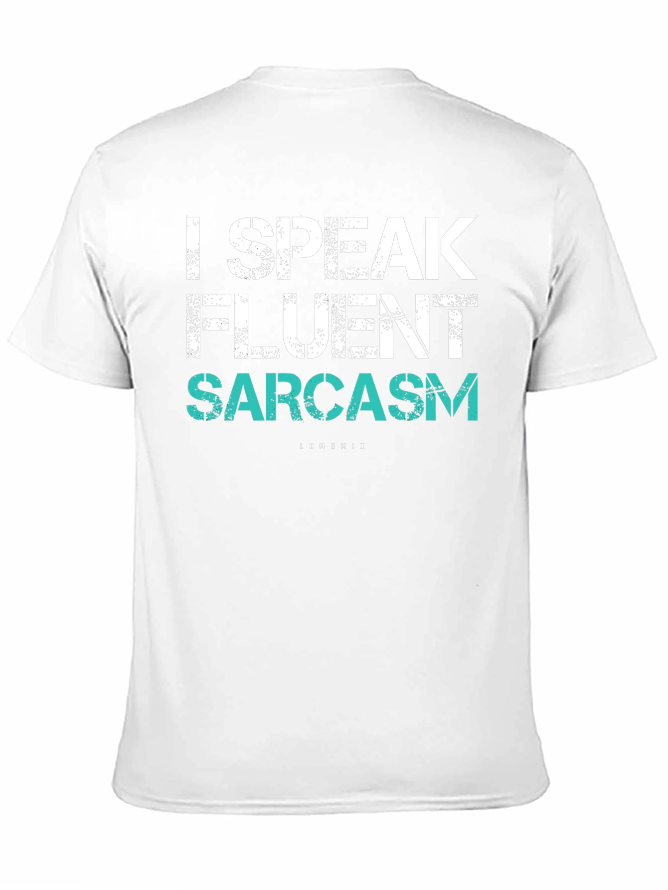 Black Fluent Sarcasm Graphic T-Shirt view 11