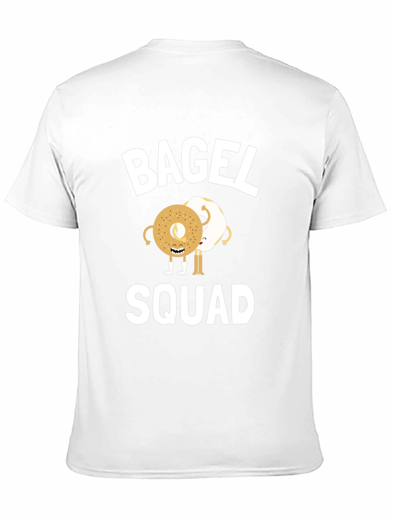 Black Bagel Squad Graphic Tee - Funny Foodie T-Shirt view 11