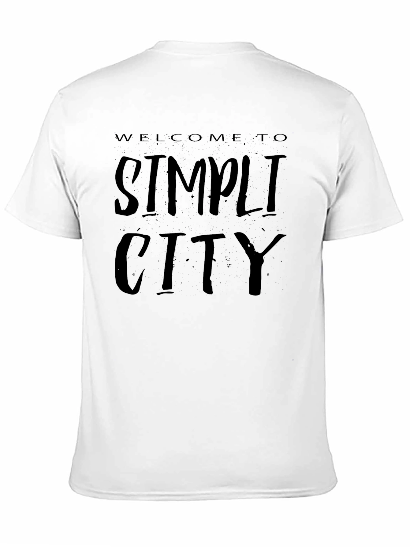 Black Simplicity City Graphic Print Tee view 11