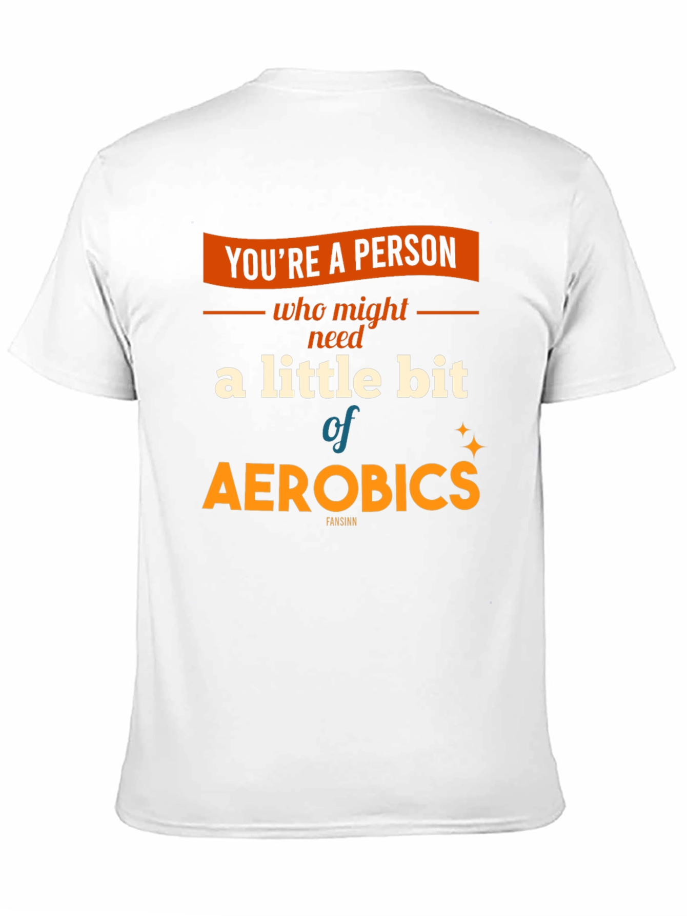 Black Aerobics T-Shirt: A Little Bit of Exercise Fun! view 11